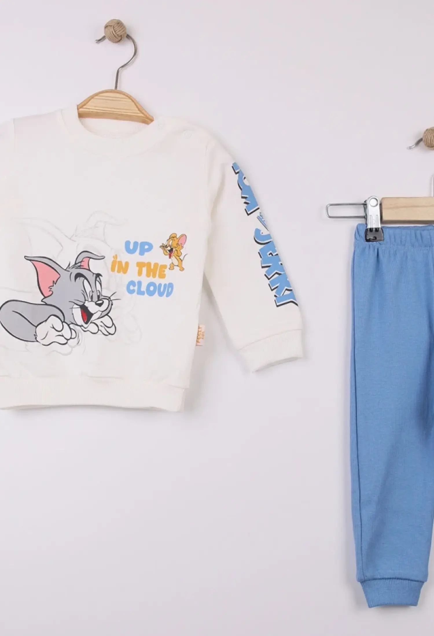 Tom And Jerry Baskılı Erkek Bebe Takım - Brand: FEELY KİDS - Kids & Bby Clothes From Peralane Kids Turkey