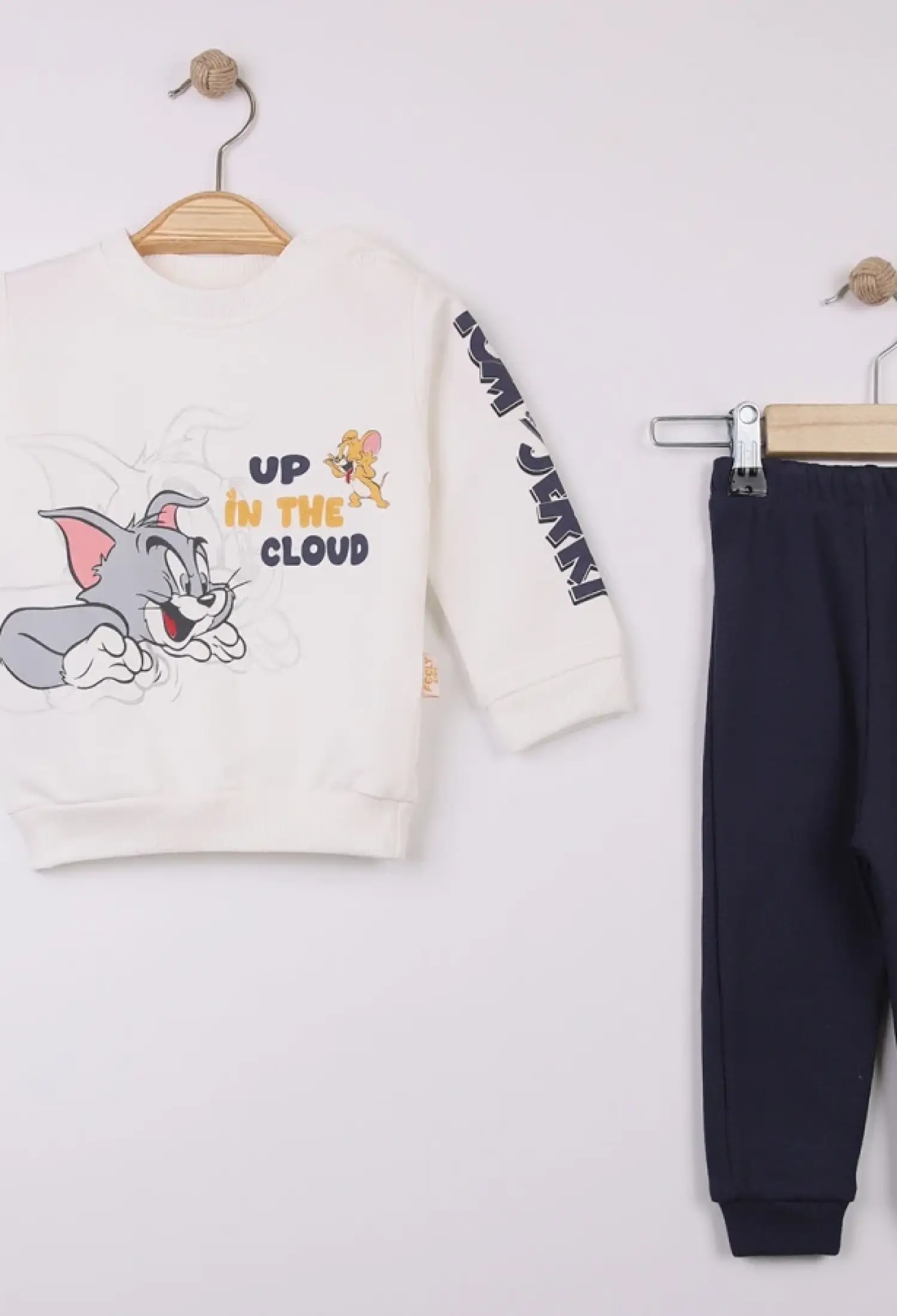 Tom And Jerry Baskılı Erkek Bebe Takım - Brand: FEELY KİDS - Kids & Bby Clothes From Peralane Kids Turkey