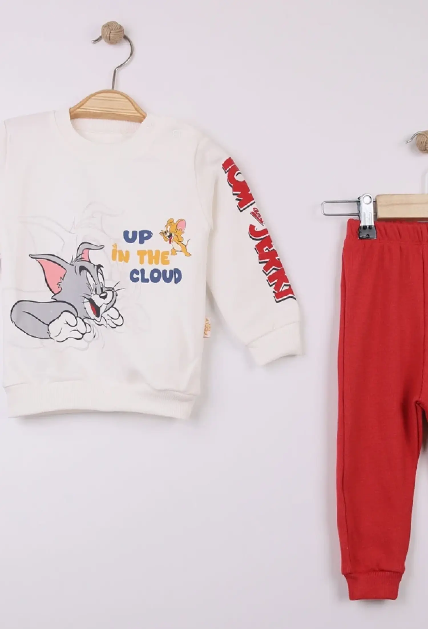 Tom And Jerry Baskılı Erkek Bebe Takım - Brand: FEELY KİDS - Kids & Bby Clothes From Peralane Kids Turkey