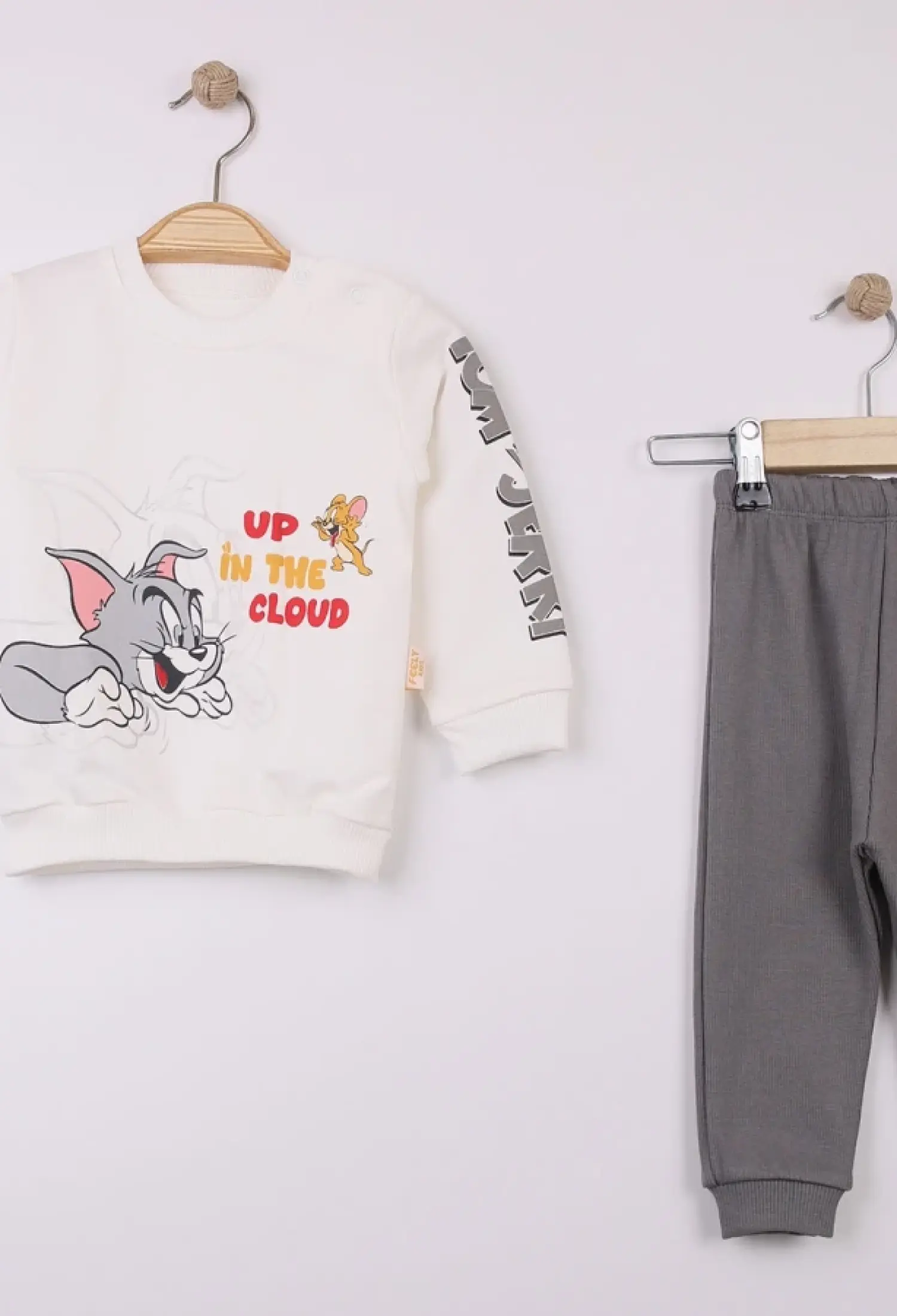 Tom And Jerry Baskılı Erkek Bebe Takım - Brand: FEELY KİDS - Kids & Bby Clothes From Peralane Kids Turkey