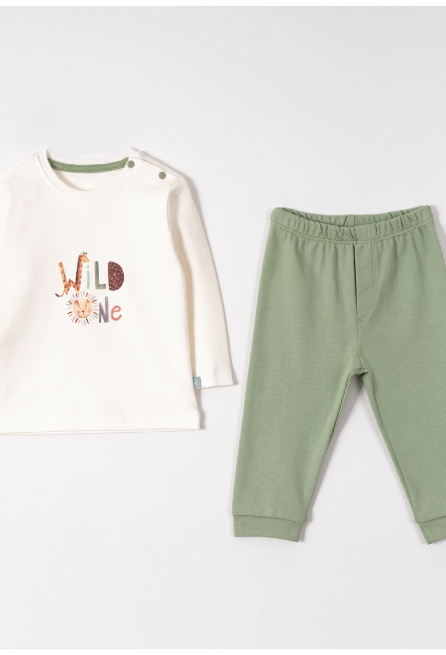 Baby 2-Piece Bodysuit and Pants Set 9-24M Pambuliq 2030-6399