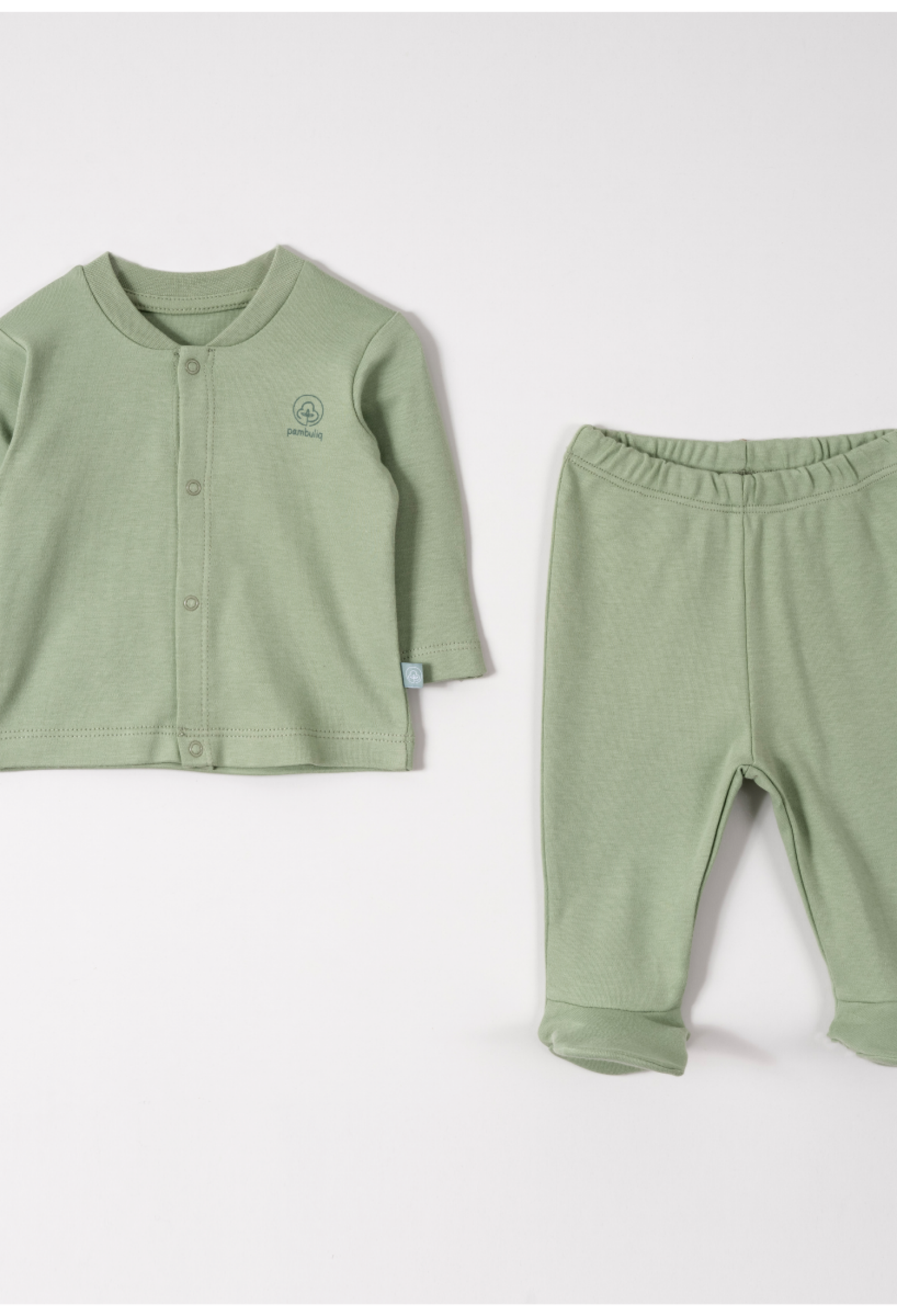 Baby 2-Piece Bodysuit and Pants Set 0-6M Pambuliq 2030-6548