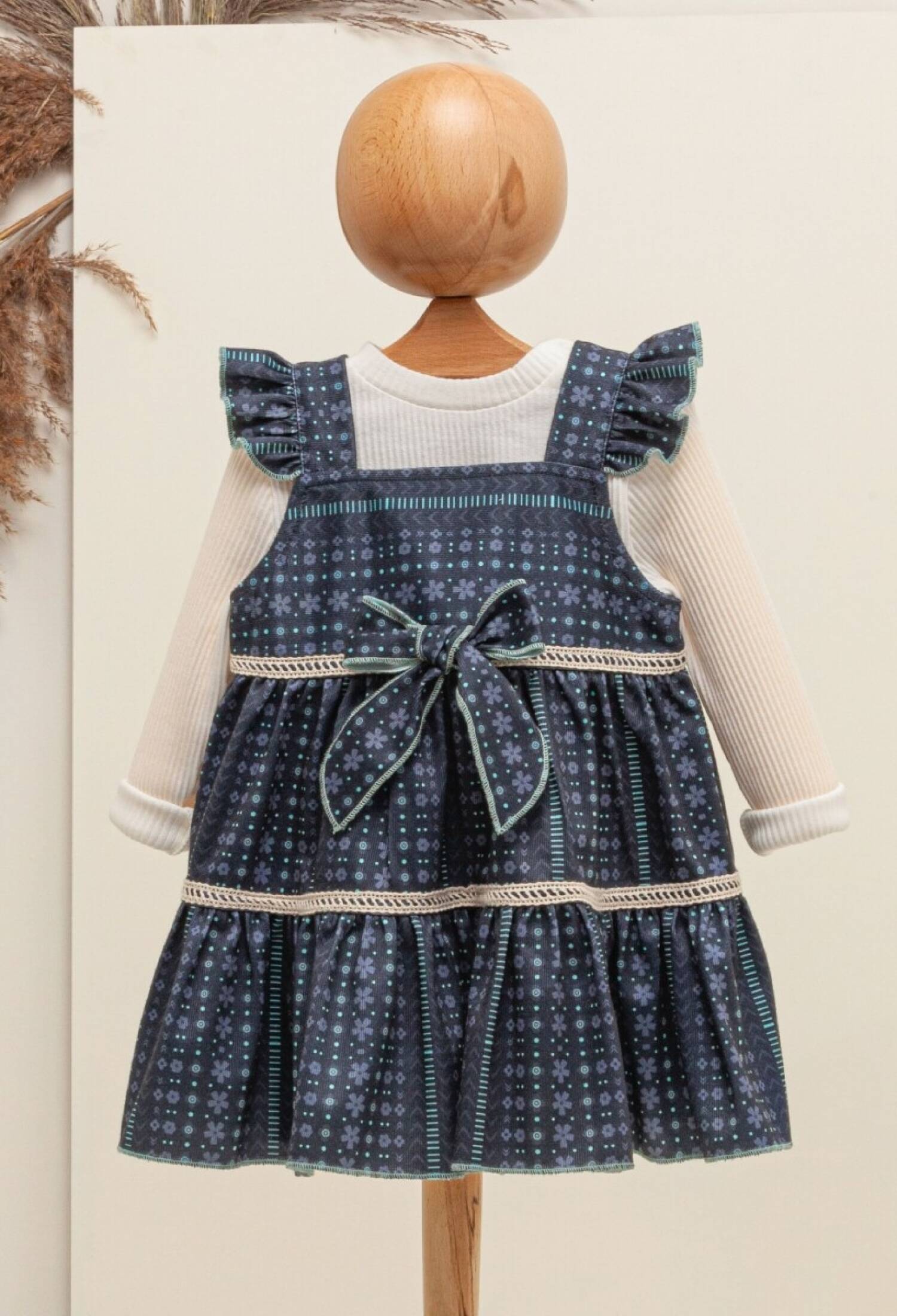 Baby Two-Piece Dress and Blouse Set 6-18M Babymuz 2009-5066