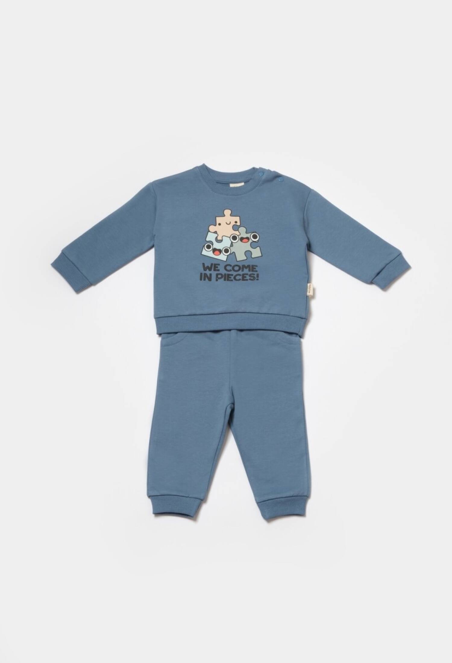 Baby 2-Piece Sweatshirt and Pants Set 3-24M 100% Organic Cotton Baby Cosy 2022-CSY8025