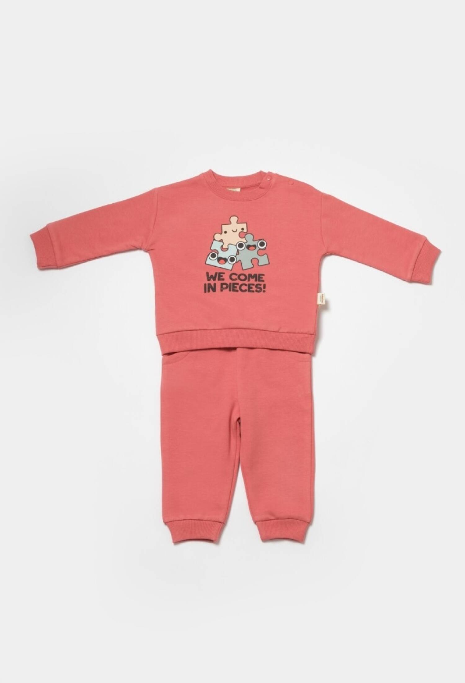 Baby 2-Piece Sweatshirt and Pants Set 3-24M 100% Organic Cotton Baby Cosy 2022-CSY8026