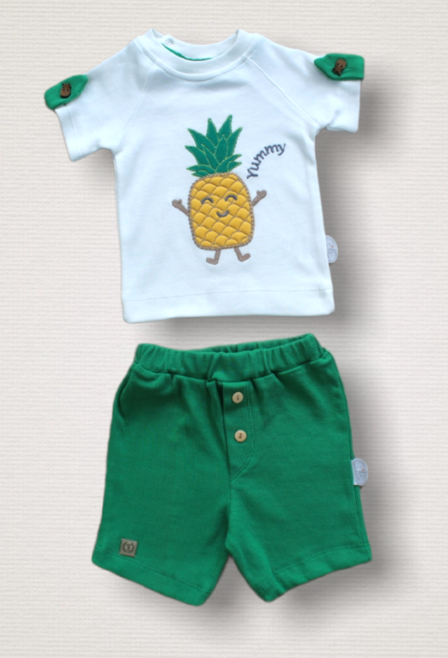 Baby 2-Piece T-Shirt and Shorts Set 1-12M Tomuycuk 1074-75543-07