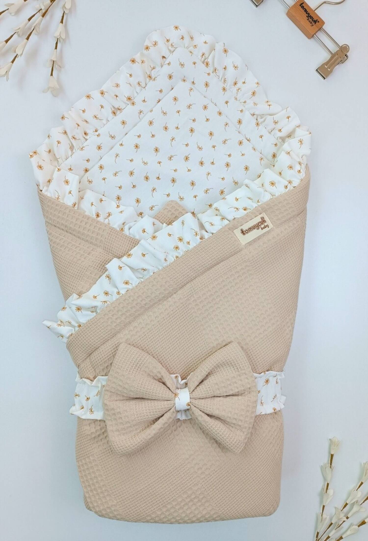 Baby Doru Luxury Mosaic Quilted Swaddle 0-24M Tomuycuk 1074-45487