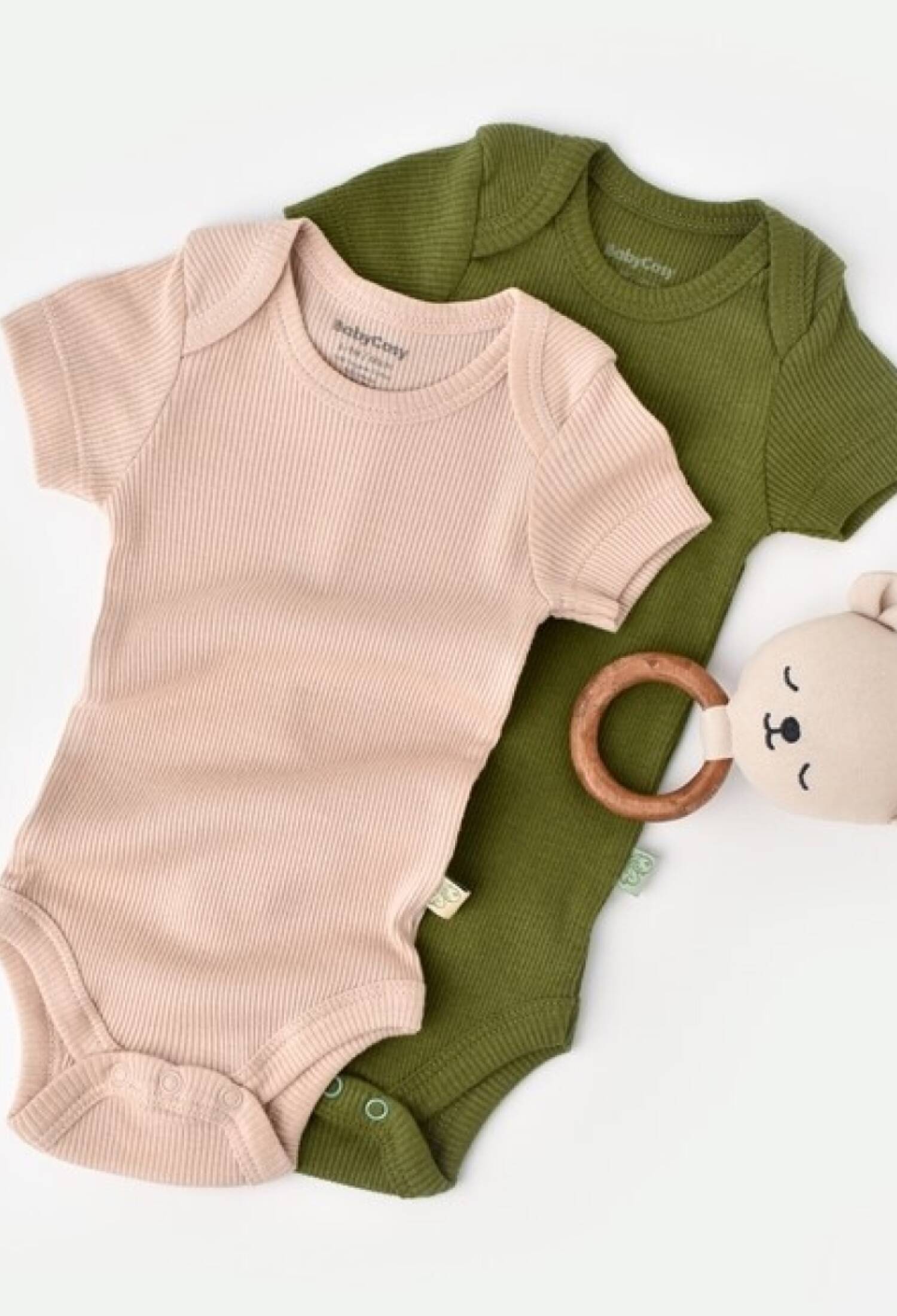 Baby Modal 2-Piece Short-Sleeve Bodysuit 3-24M Baby Cosy 2022-CSYM11212