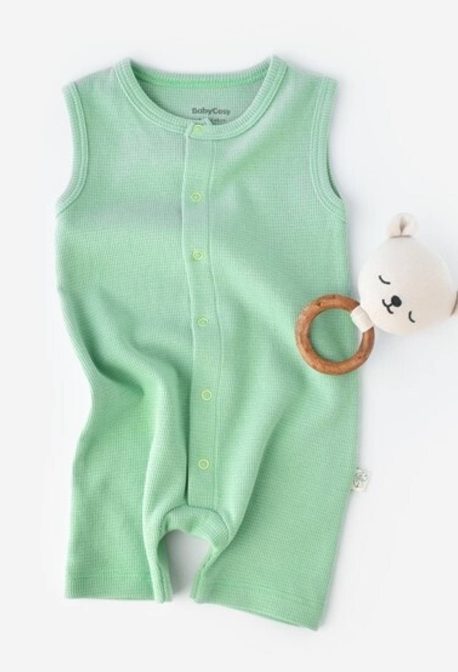 Baby Waffle Sleeveless Romper 3-24M Baby Cosy 2022-CSYW1007