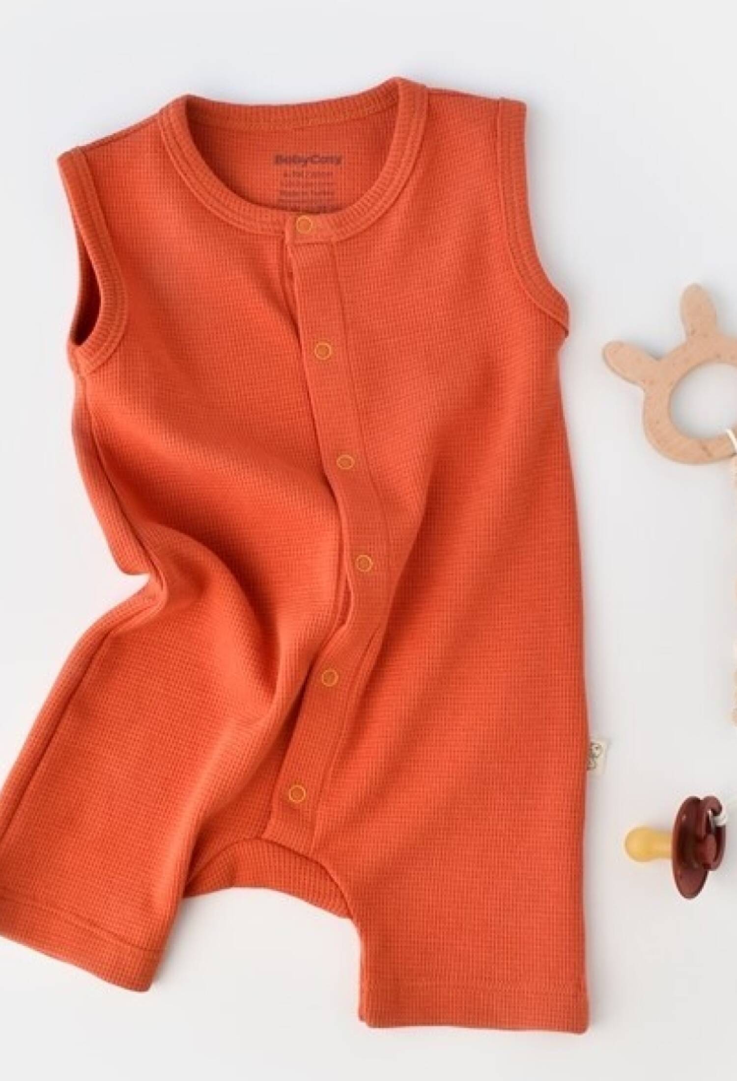 Baby Waffle Sleeveless Romper 3-24M Baby Cosy 2022-CSYW1009
