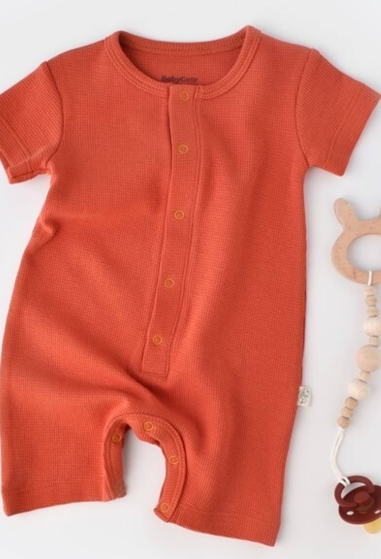 Baby Waffle Short-Sleeved Romper Baby Cosy 2022-CSYW1015