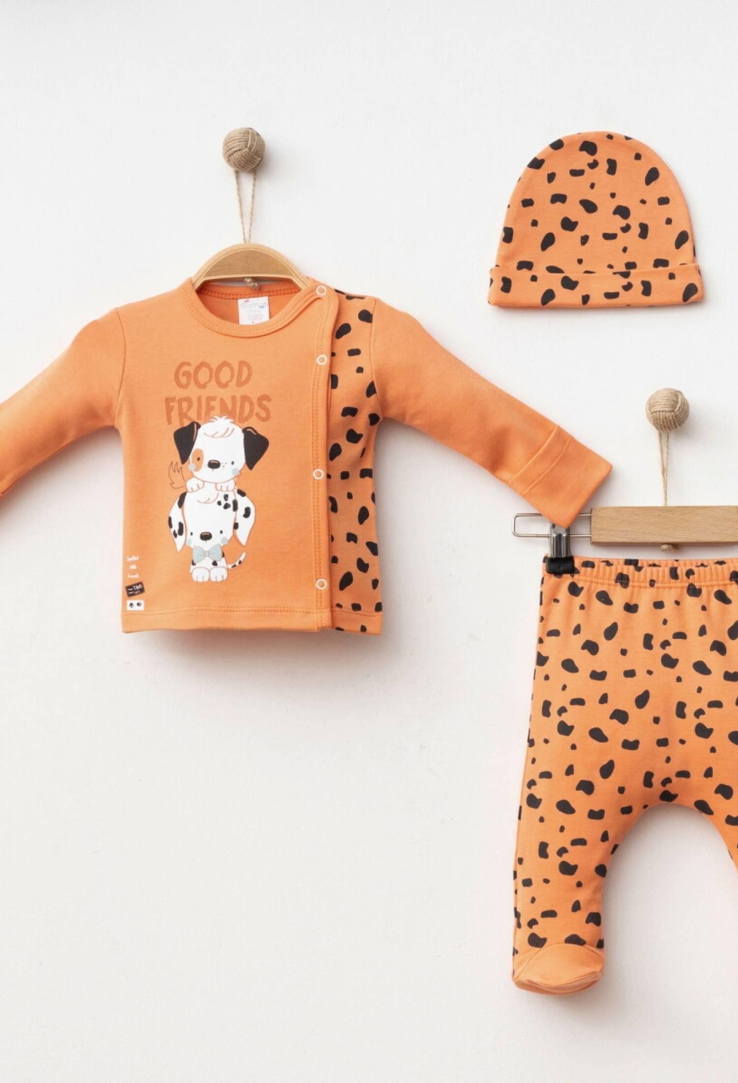 Baby Boy 3-Piece Newborn Set 0-3M Silver Baby 2043-005005