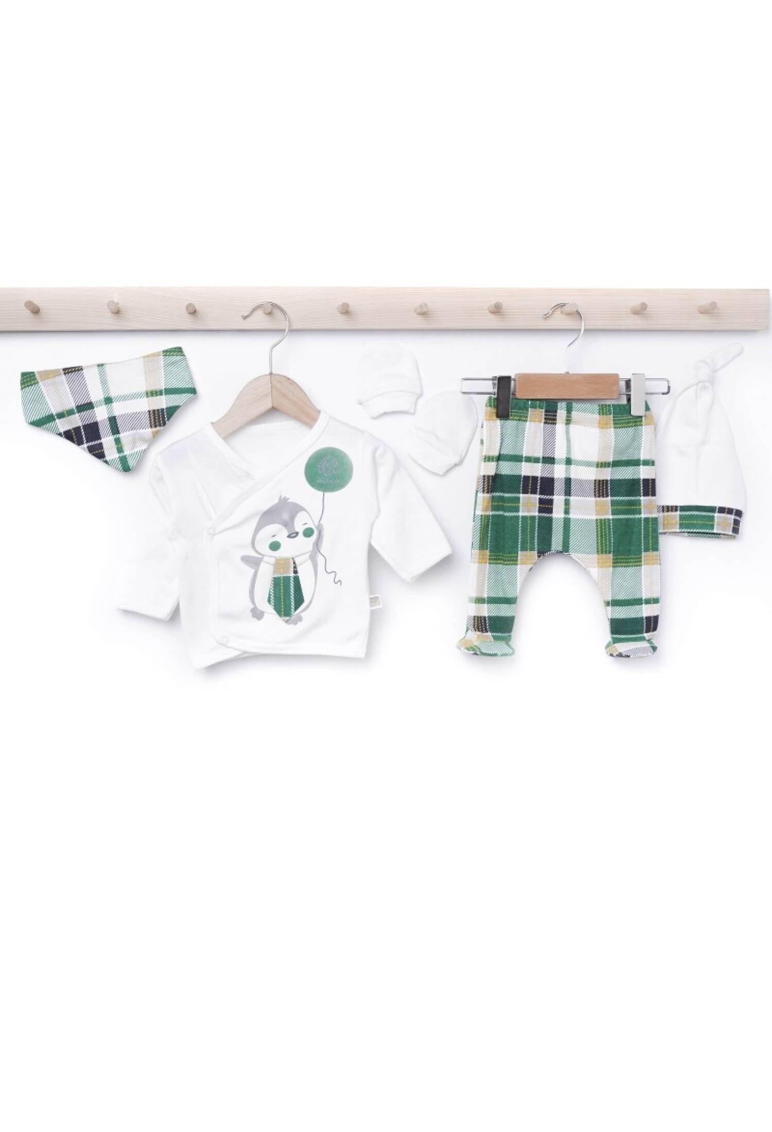 Baby Boy 5-Piece Newborn Set 0-3M Minizeyn 2014-7042
