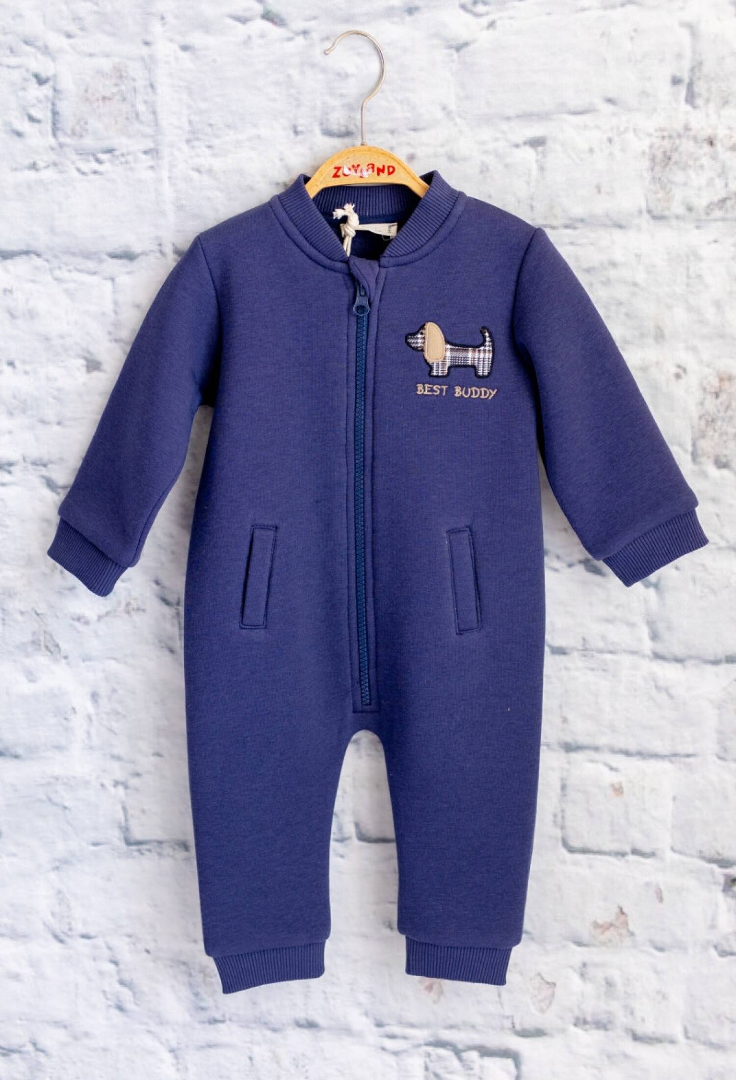 Baby Boy Dog Embroidered Romper 6-24M Zeyland 1070-252M1KPB46