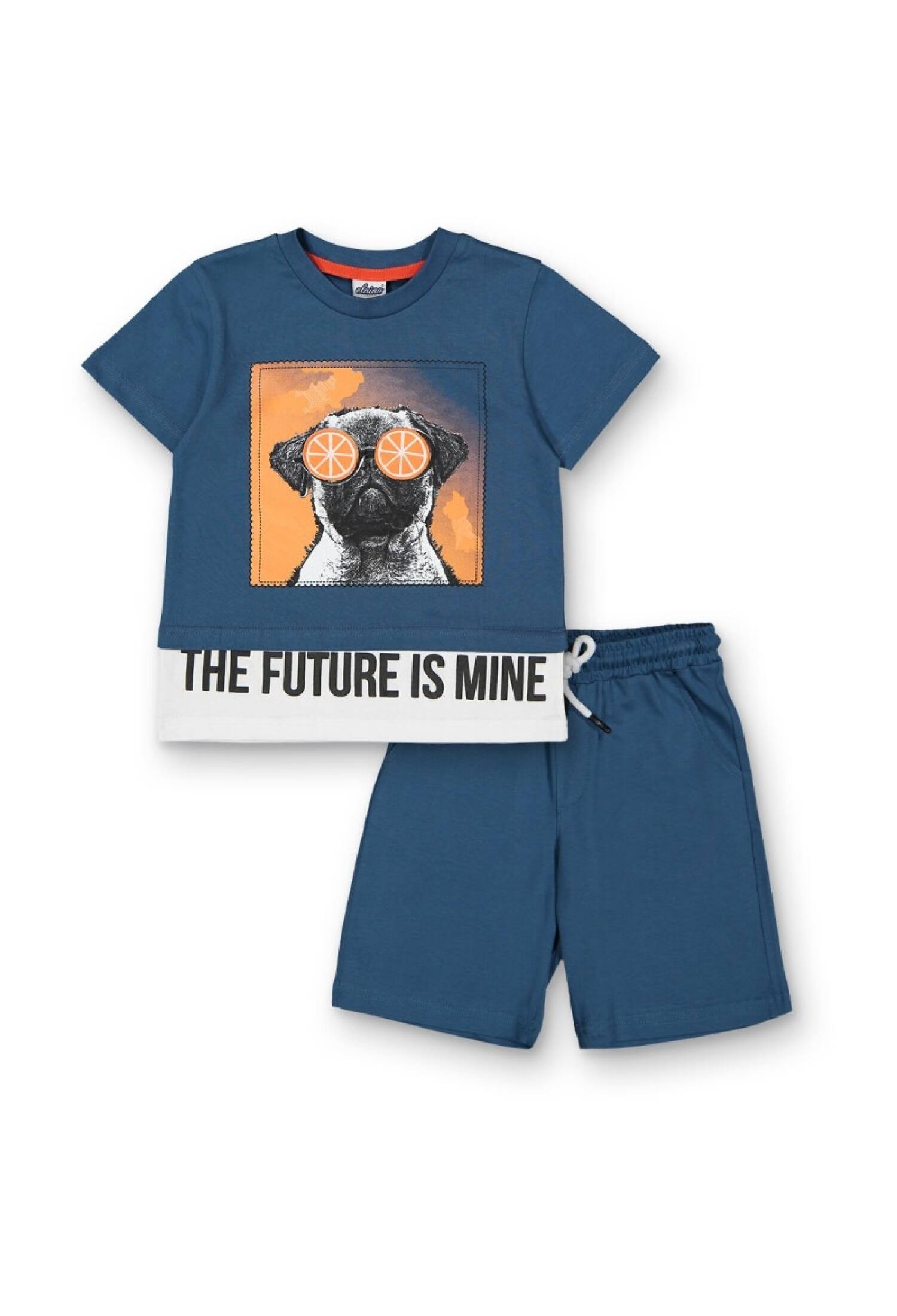 Boys' Two-Piece T-Shirt and Shorts Set 3-6 Years Elnino 1025-22114