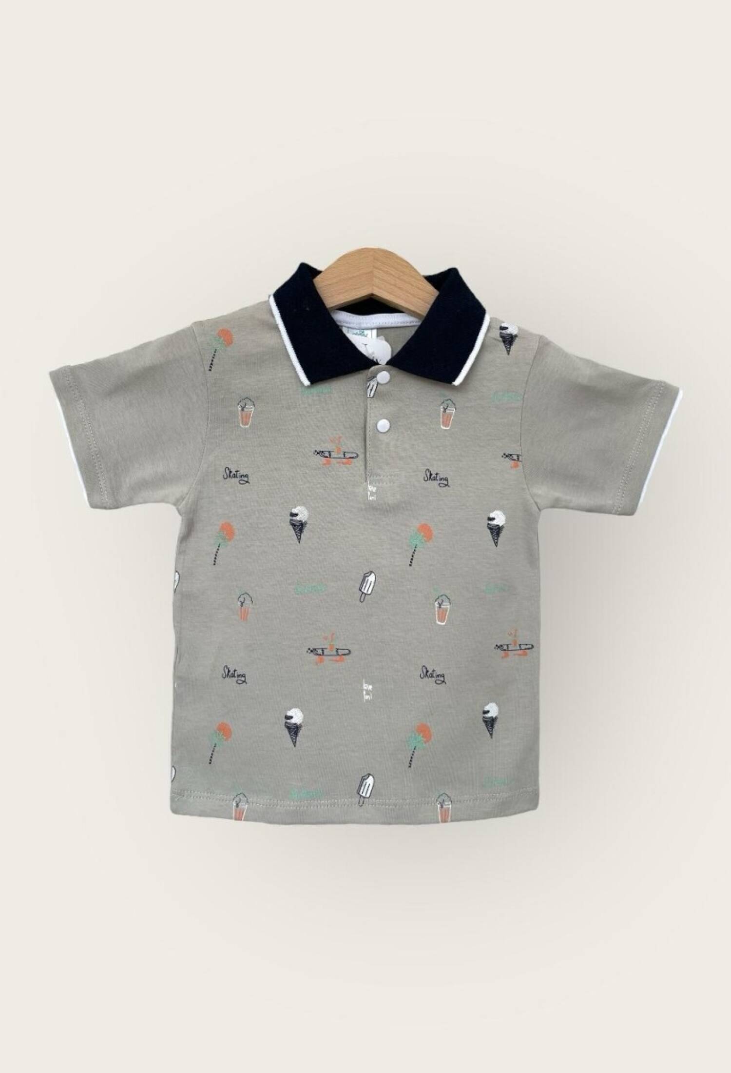 Boys' T-shirt 1-4Y Algiy Mini 2047-3560