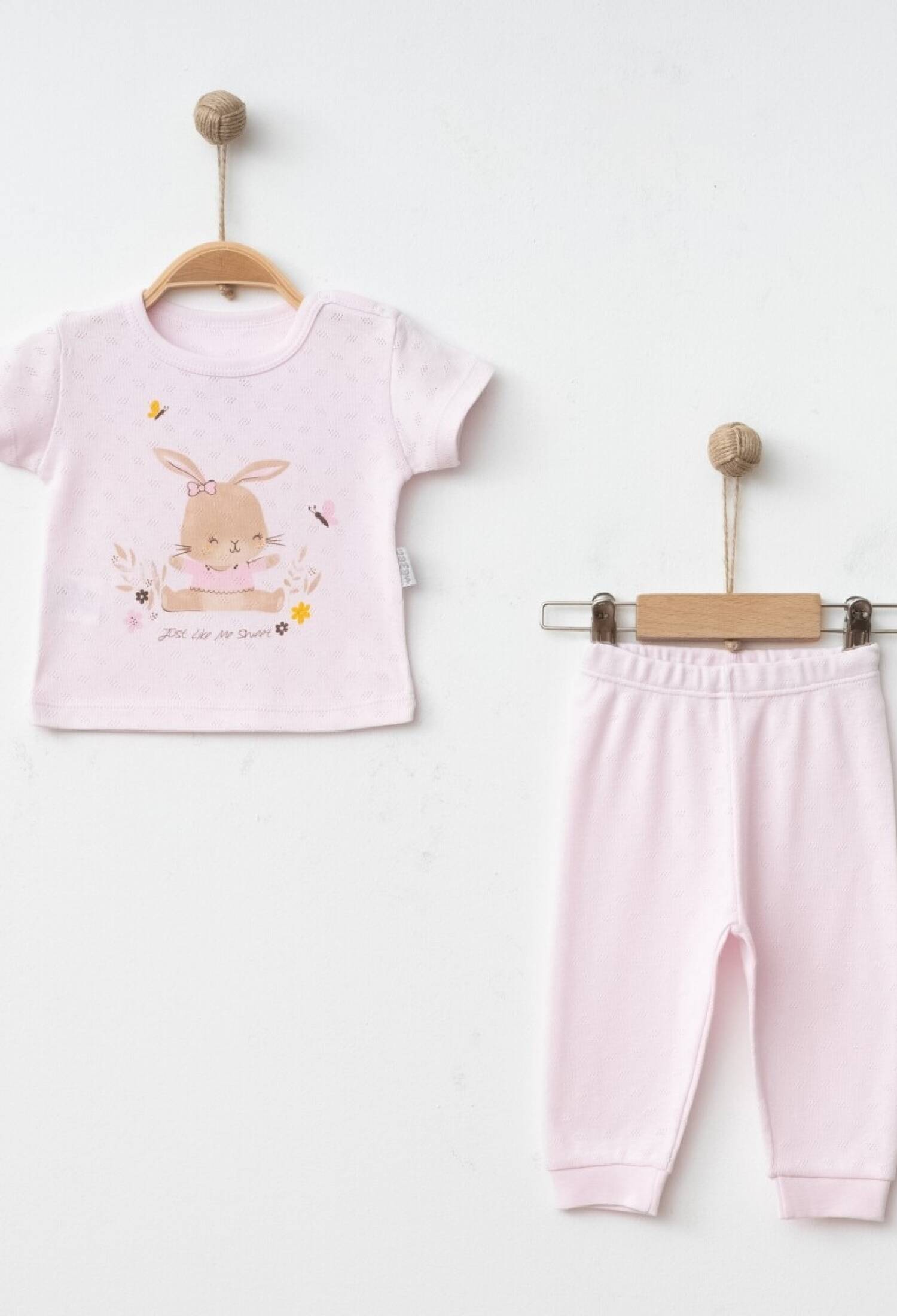 Baby Girl 2-Piece Pajama Set 6-18M Silver Baby 2043-002085