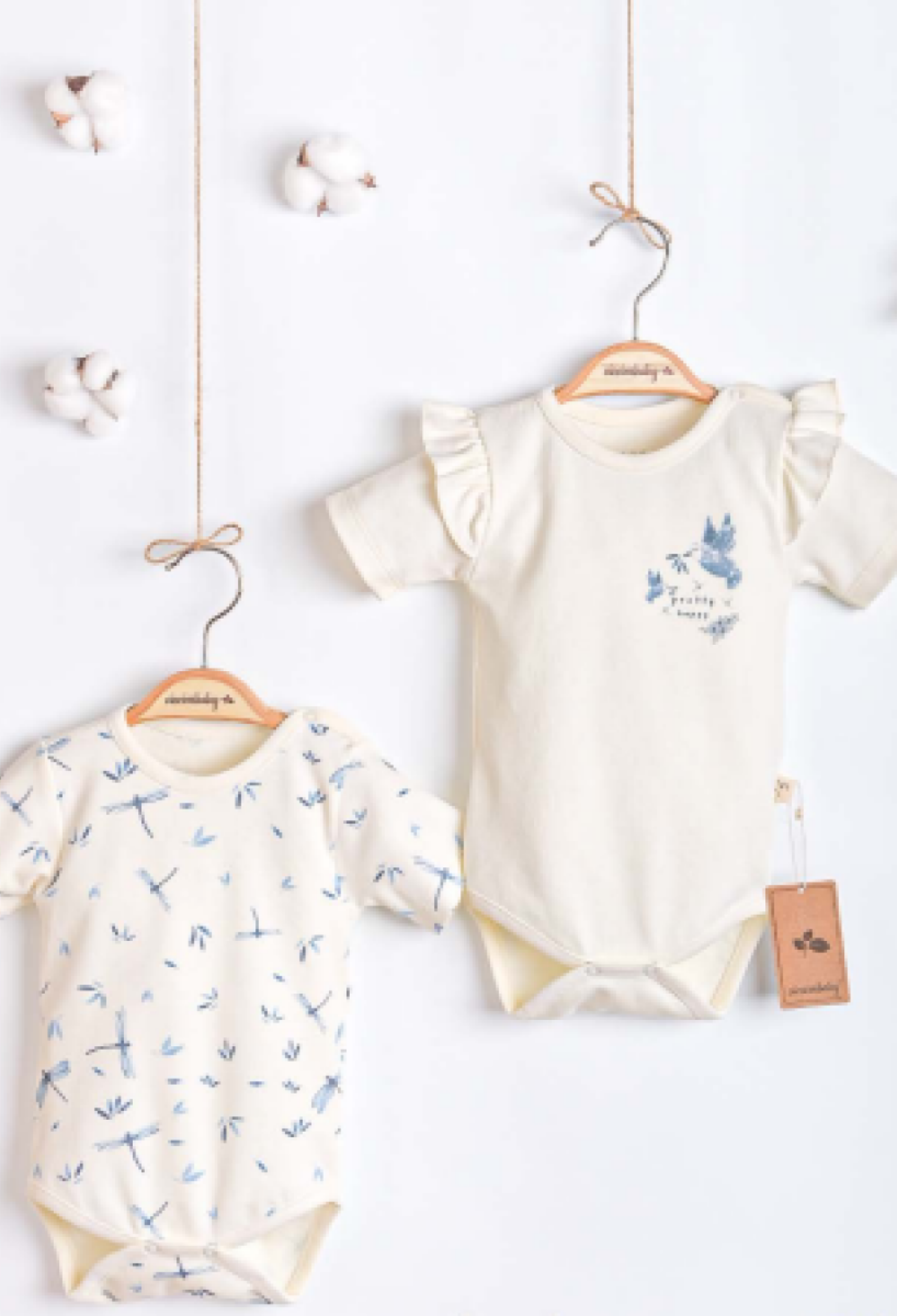 Baby Girl 2-Piece Bodysuit Set 3-9M Ciccimbaby 1043-4937