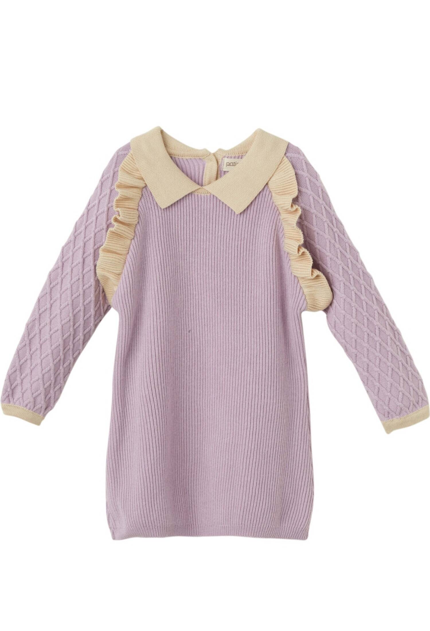 Baby Girl Organic Cotton Ruffled Dress 6-36M Uluda? Triko 1061-21173