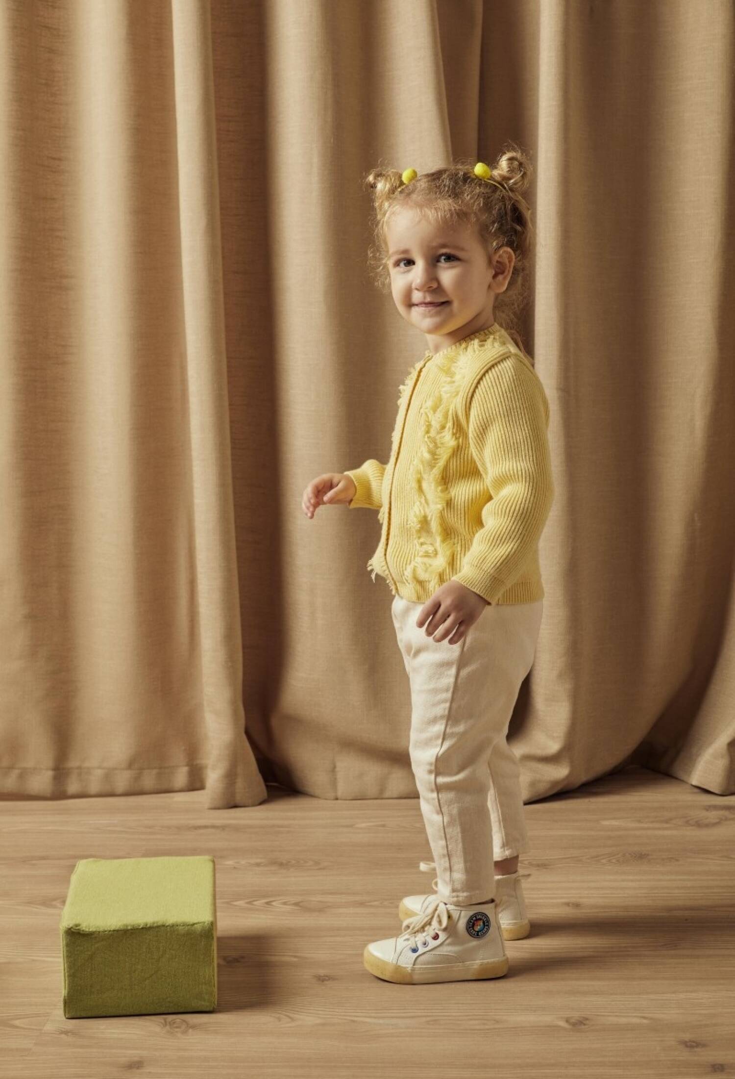 Baby Girl Organic Cotton Tassel Cardigan 6-36M Uluda? Triko 1061-21153