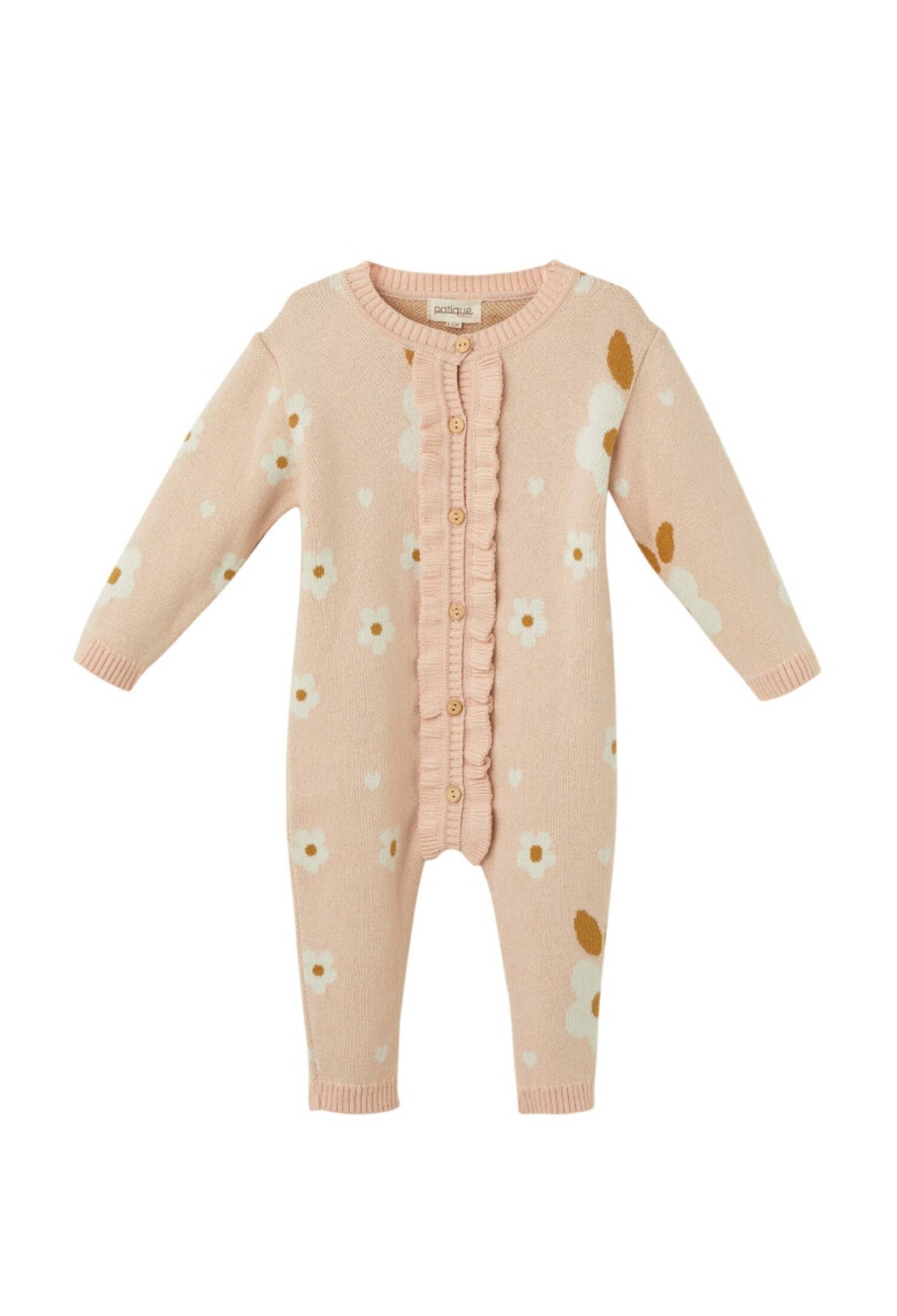 Baby Girl Organic Cotton Romper 3-18M Uluda? Triko 1061-21133