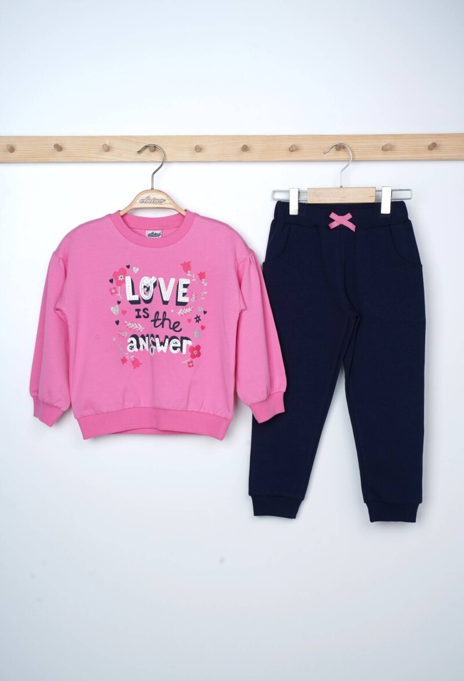 Girls' Two-Piece Tracksuit Set 3-6 Years Elnino 1025-22237