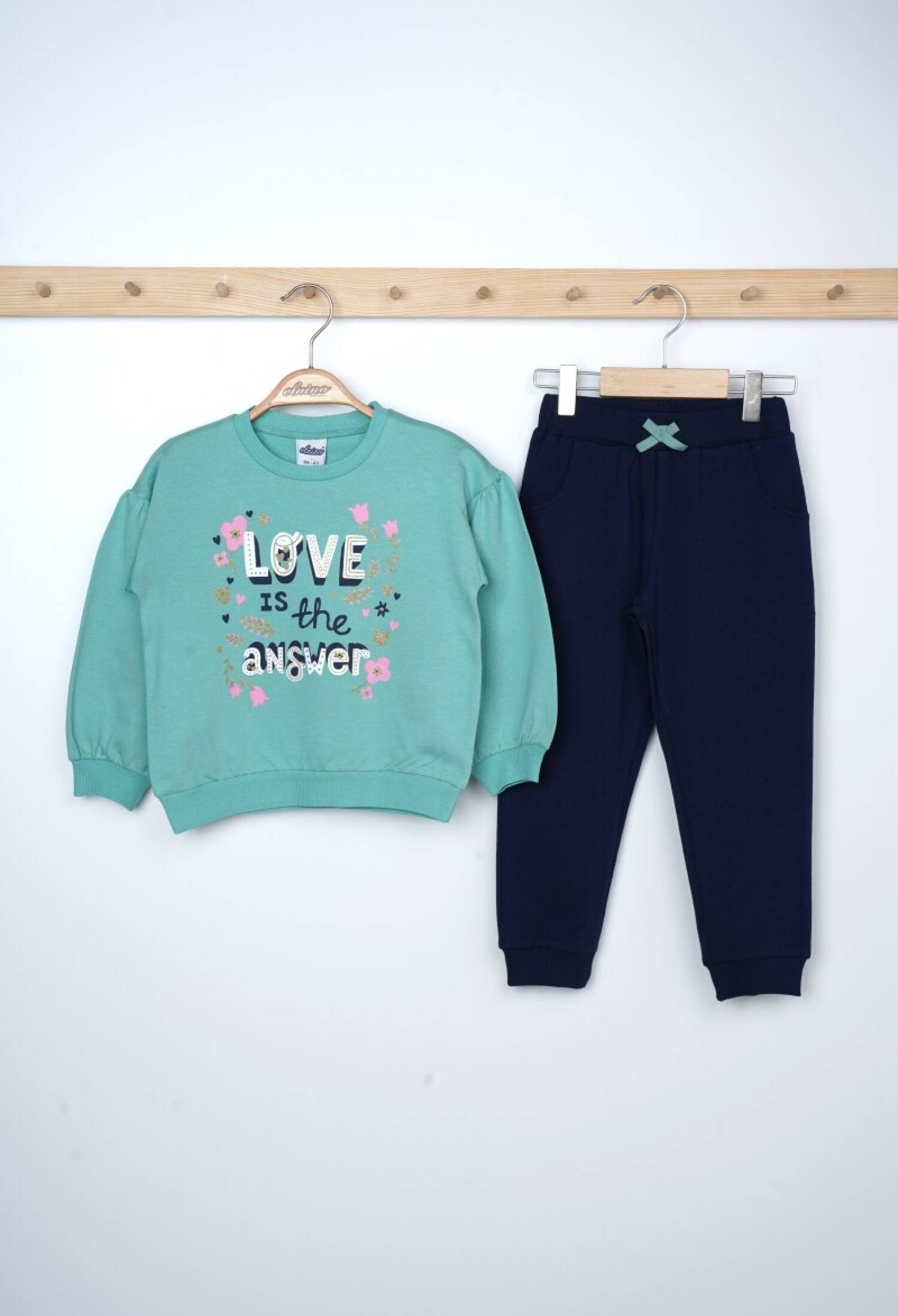 Girls' Two-Piece Tracksuit Set 3-6 Years Elnino 1025-22237