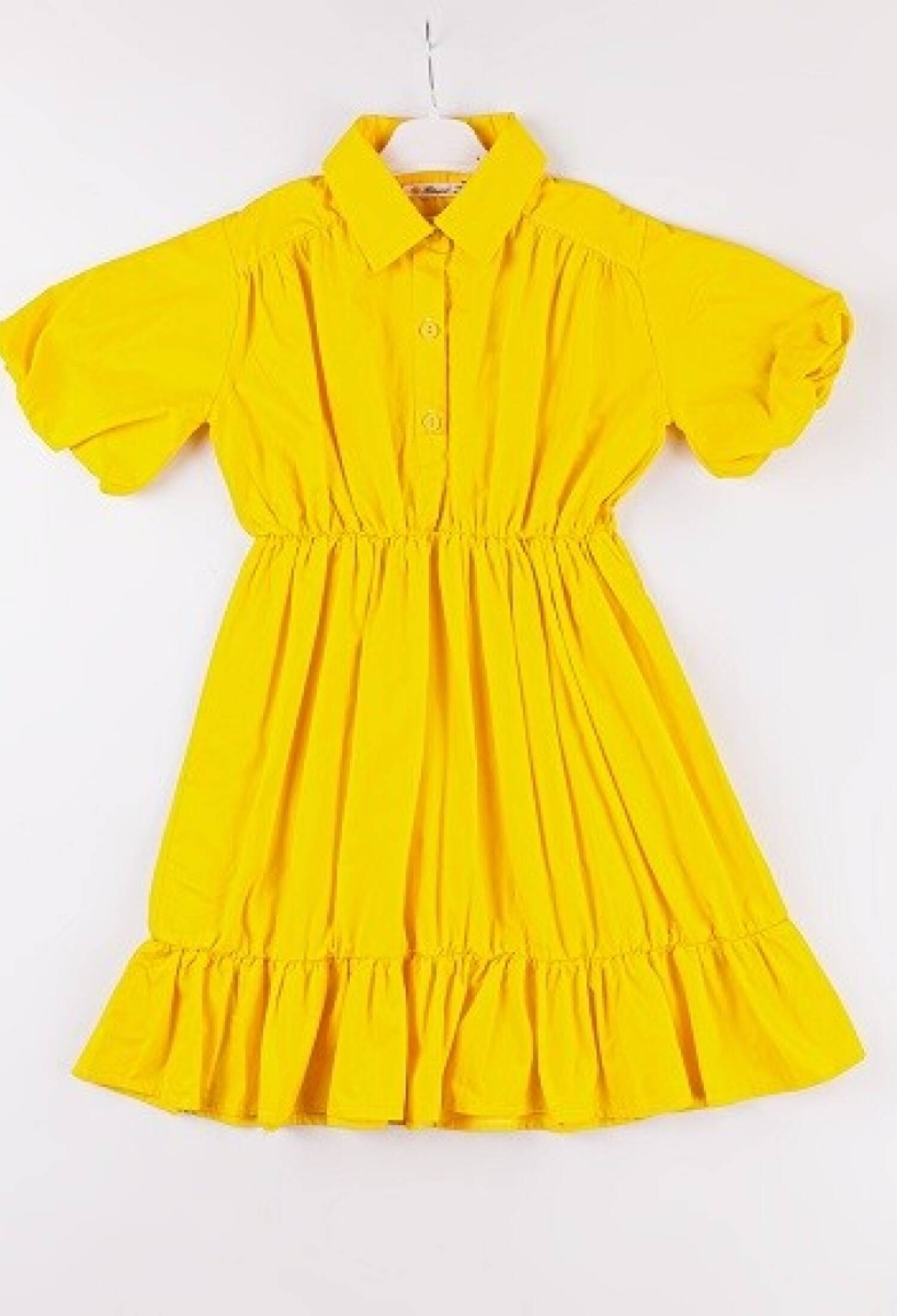 Wholesale Girls Balloon Sleeve Dress 7-10Y