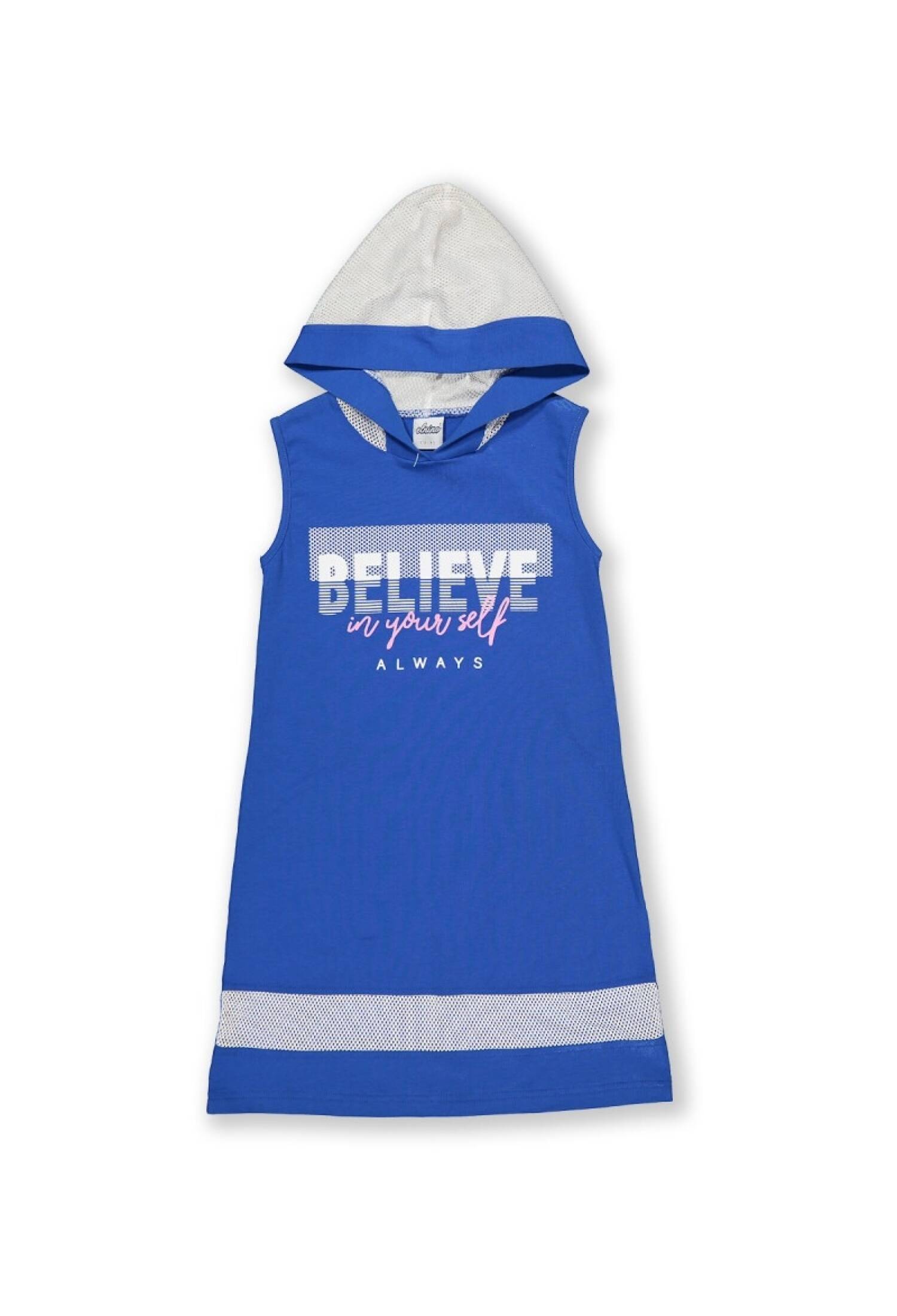 Girls' Printed Hooded Dress 8-14Y Elnino 1025-21263