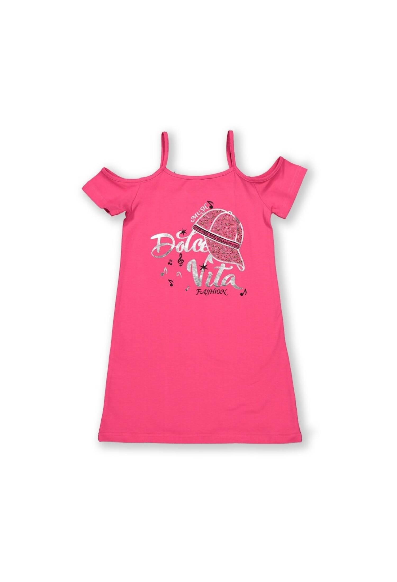 Girl's Printed Embellished Dress 8-14Y Elnino 1025-21262