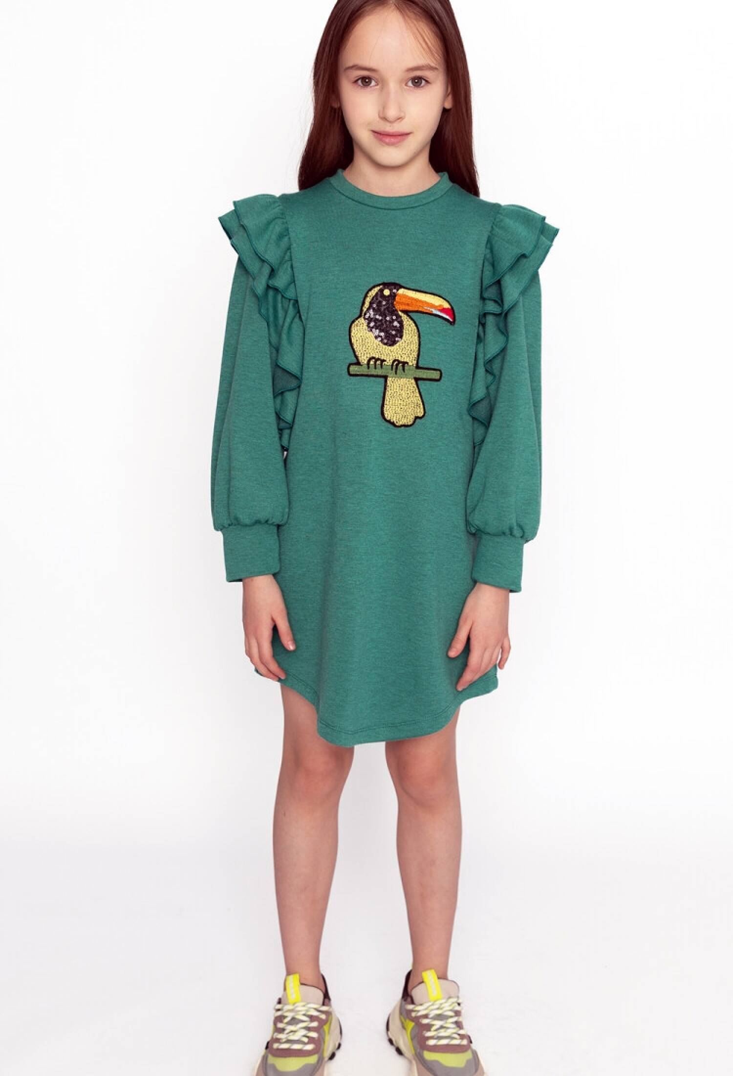 Girls' Dress 4-12Y Sheshe 1083-DSL0317