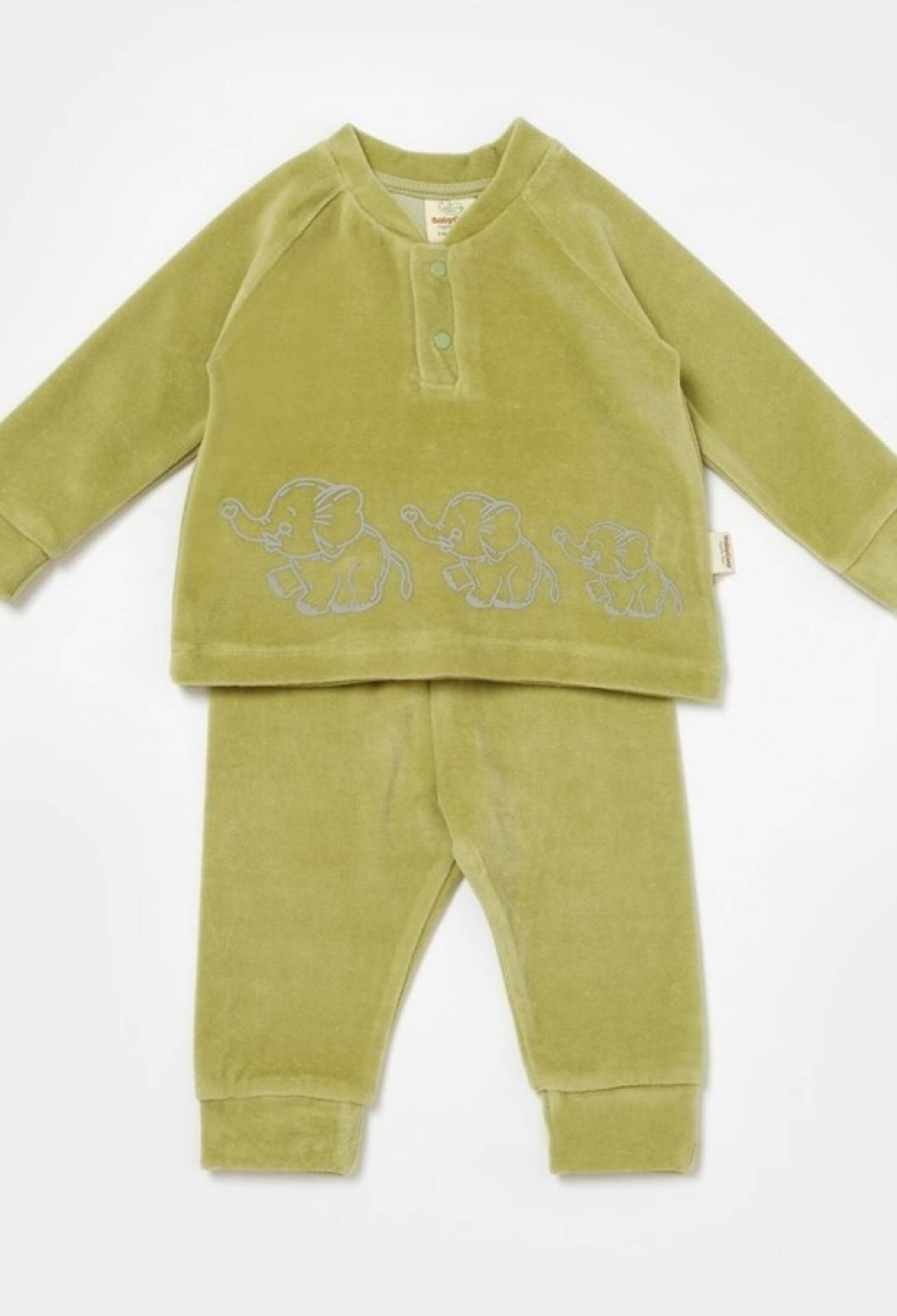 Unisex Baby 2-Piece Velvet Sweatshirt and Pants Set 3-24M Baby Cosy 2022-CSYK6048