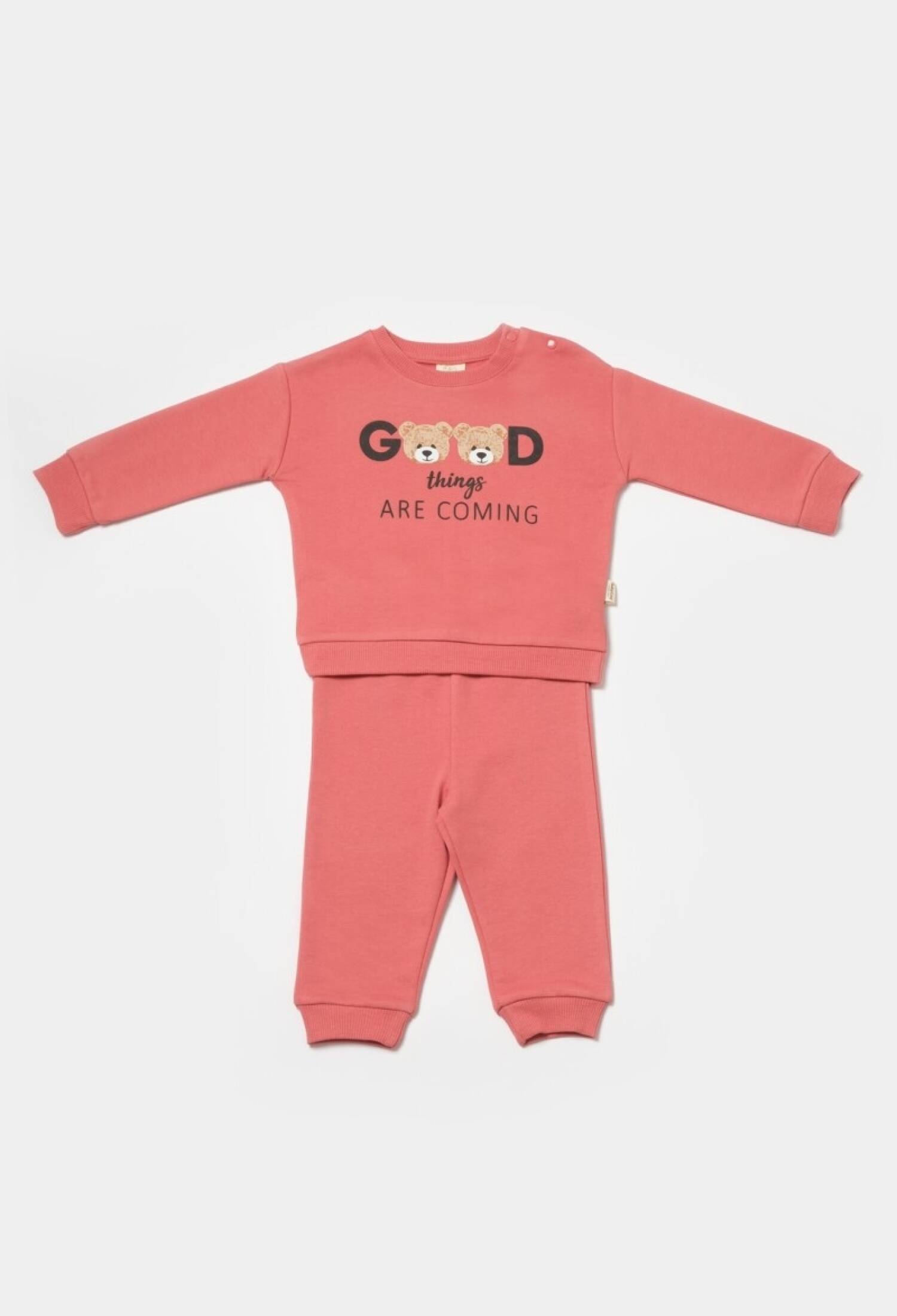 Unisex Baby 2-Piece Sweatshirt and Pants Set 3-24M Organic Cotton Baby Cosy 2022-CSY8010