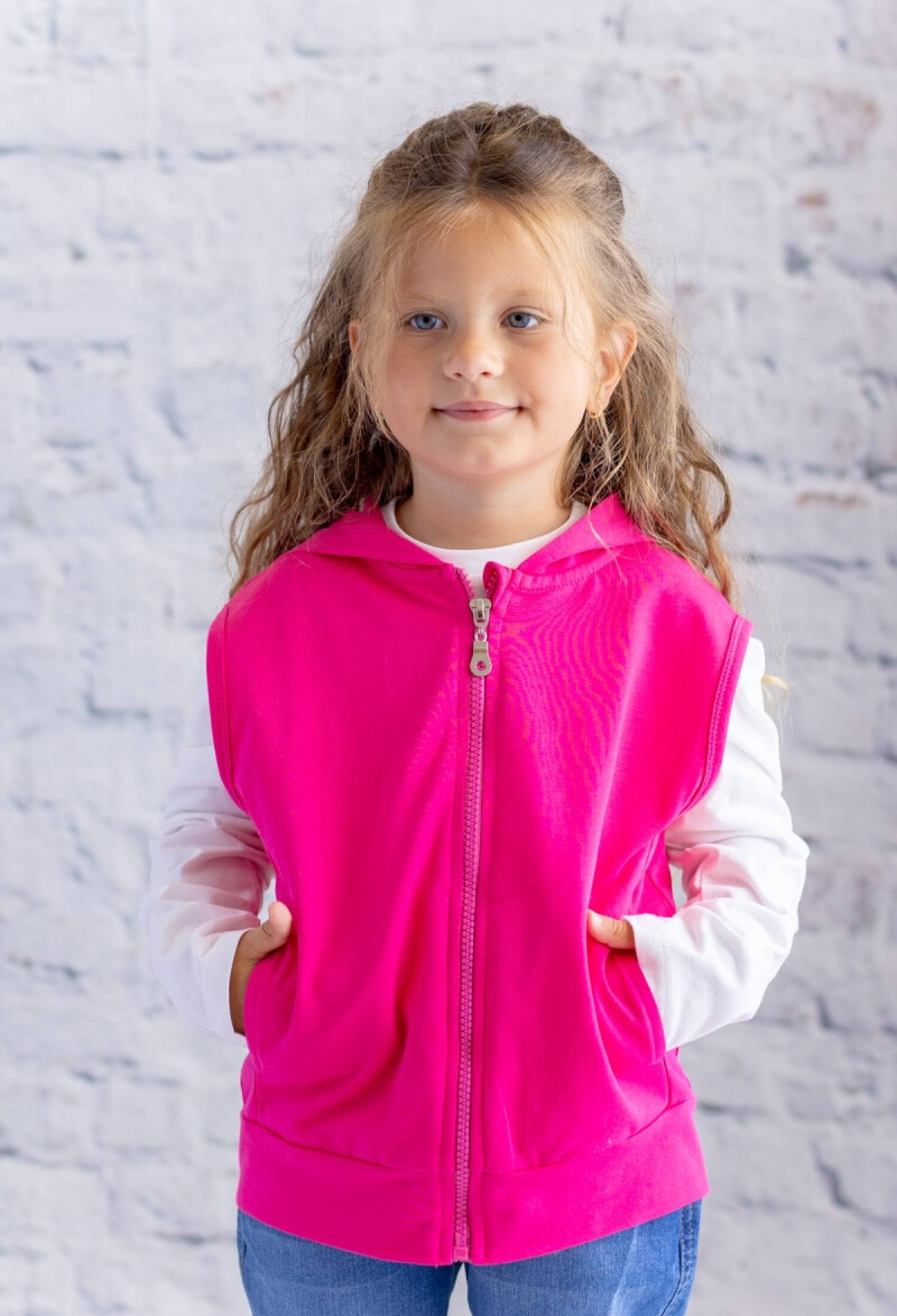 Unisex Kids Basic Hooded Vest 1-12Y Zeyland 1070-252Z3YZD23