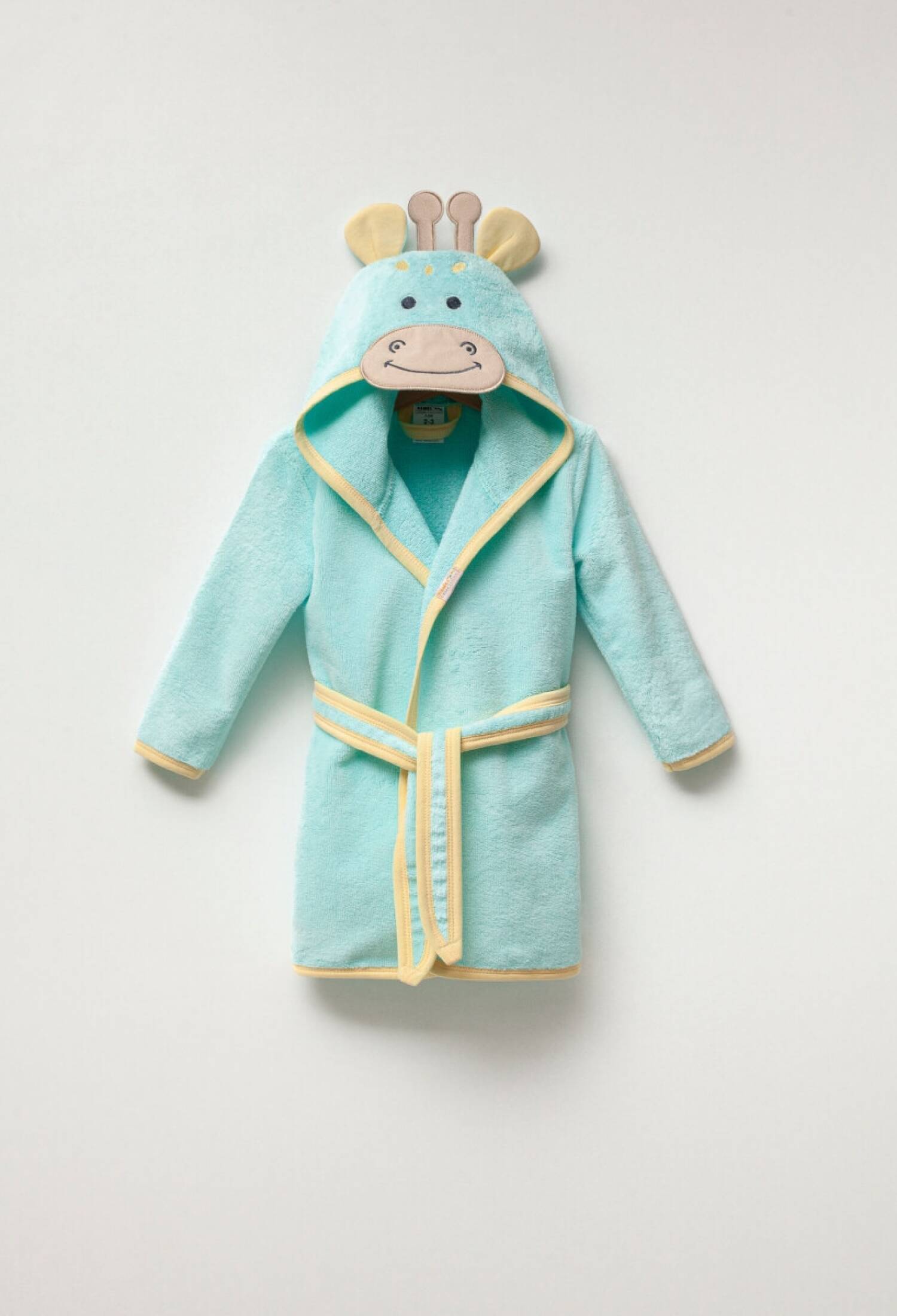 Unisex Kids Embroidered Bathrobe 1-4 Years Ramel Kids 1072-487