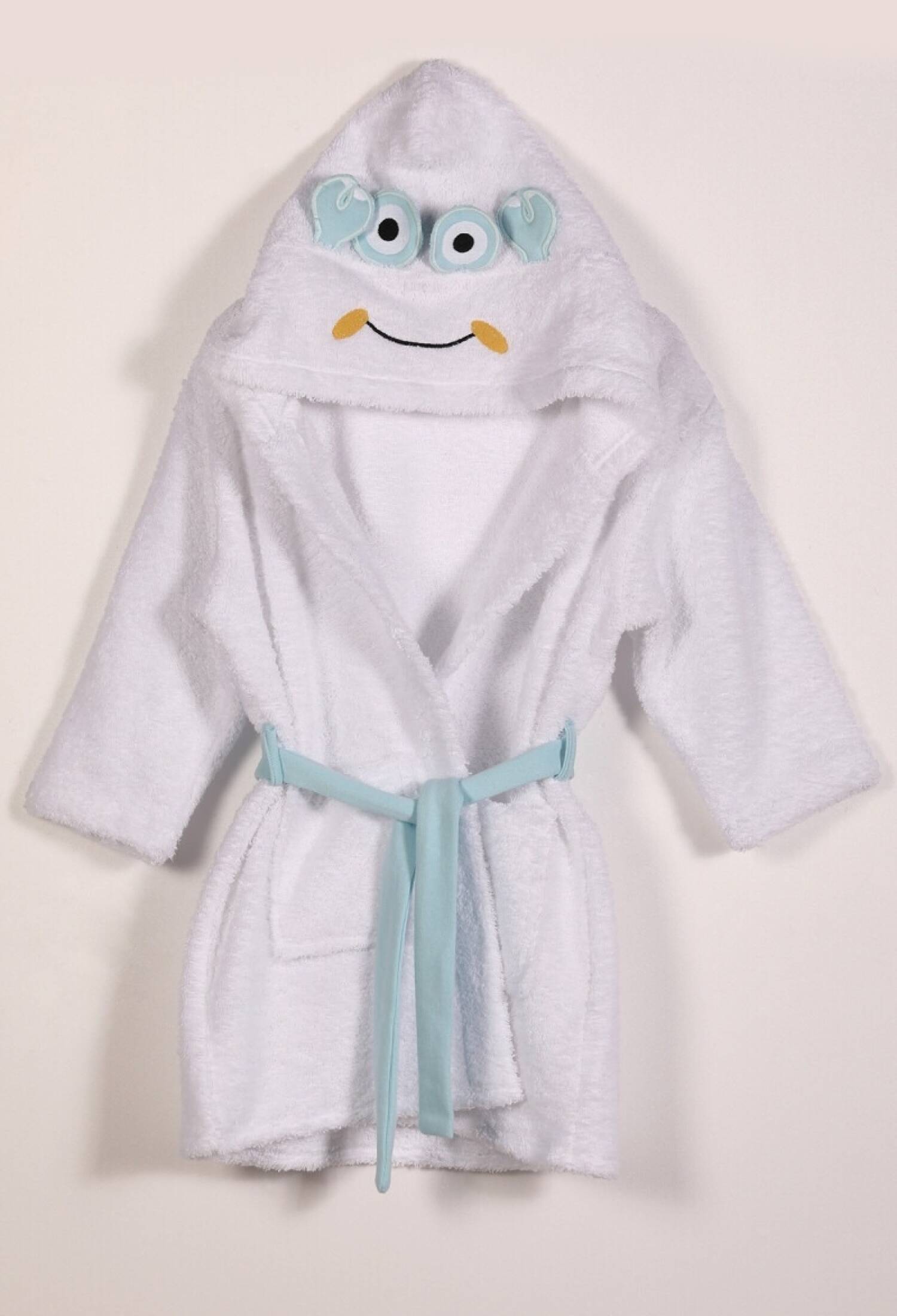Unisex Kids' Crab Embroidered Bathrobe 3-5 Years Zeyland 1070-221Z2BRZ26
