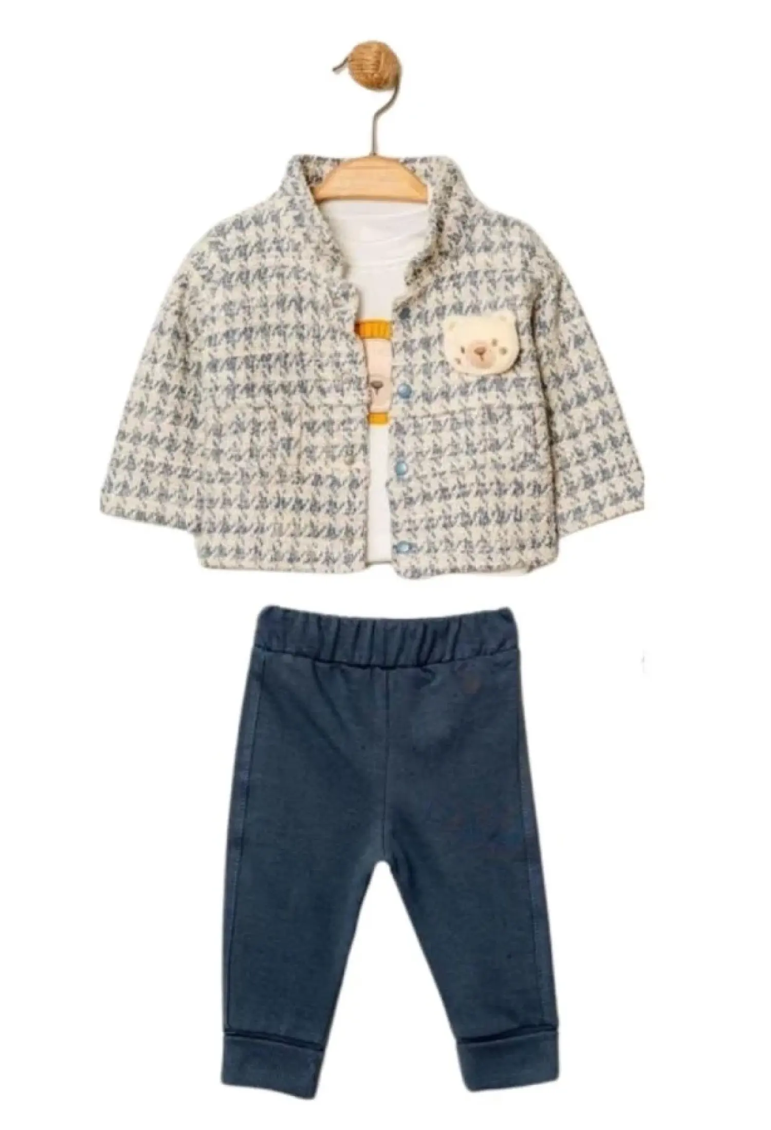 Üçlü Ceketli Erkek Bebe Takım - Brand: ELCİ BABY - Kids & Bby Clothes From Peralane Kids Turkey