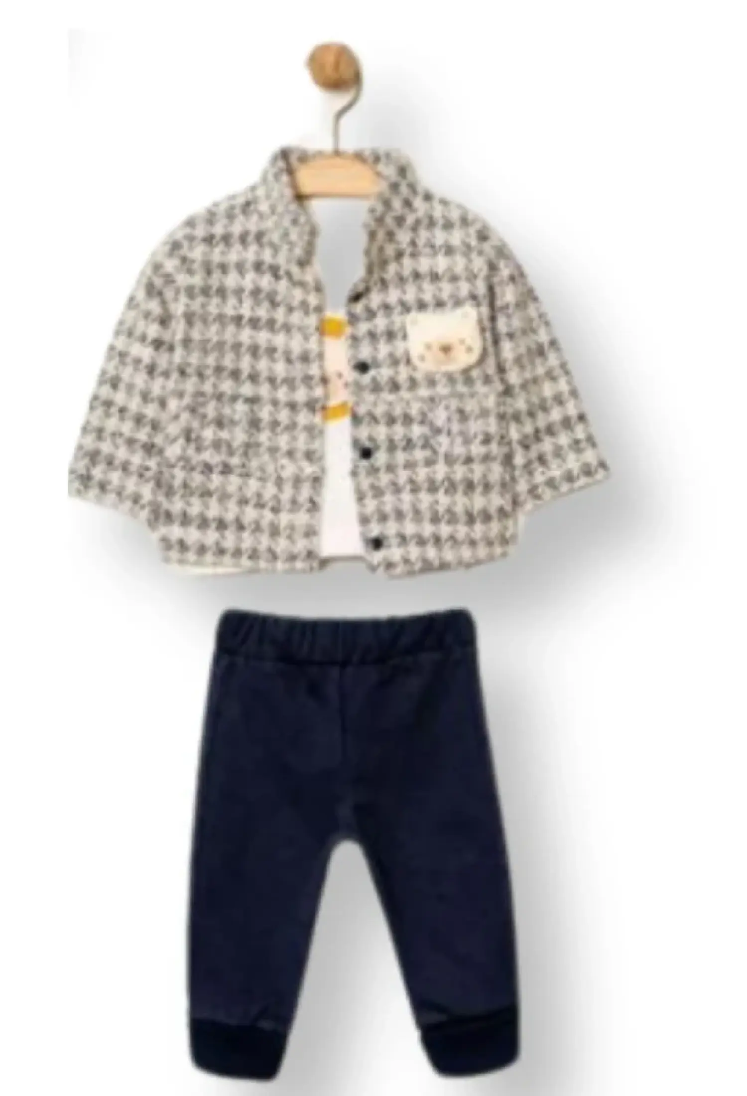 Üçlü Ceketli Erkek Bebe Takım - Brand: ELCİ BABY - Kids & Bby Clothes From Peralane Kids Turkey