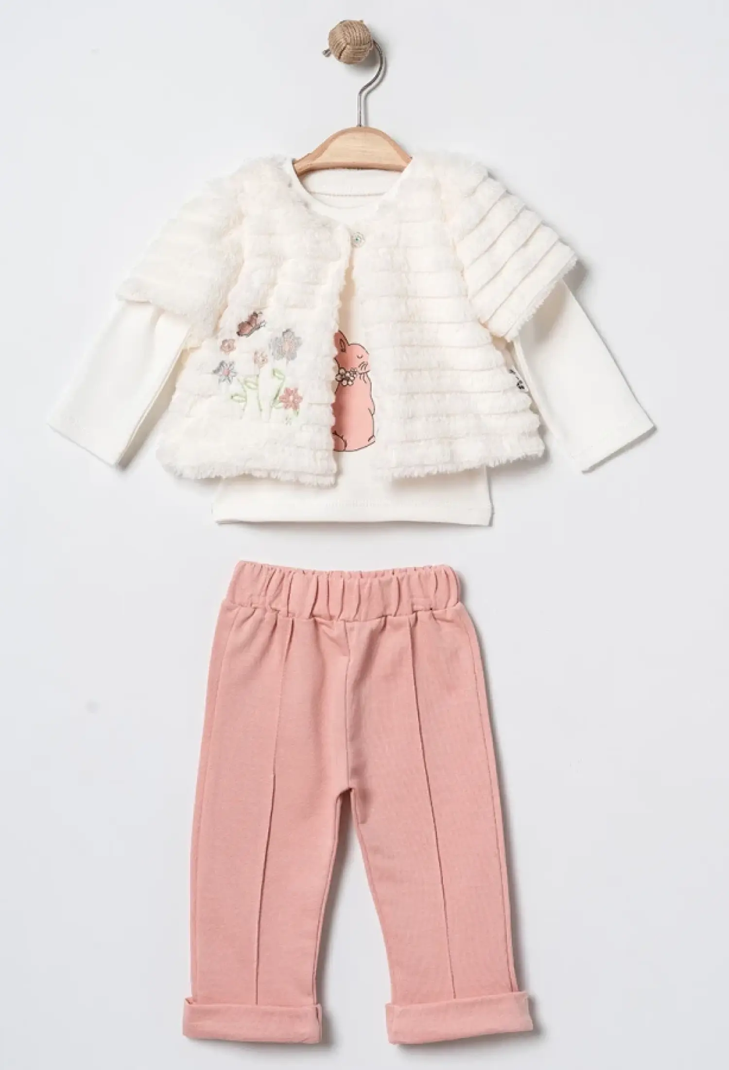 Üçlü Kız Bebe Takım - Brand: ELCİ BABY - Kids & Bby Clothes From Peralane Kids Turkey