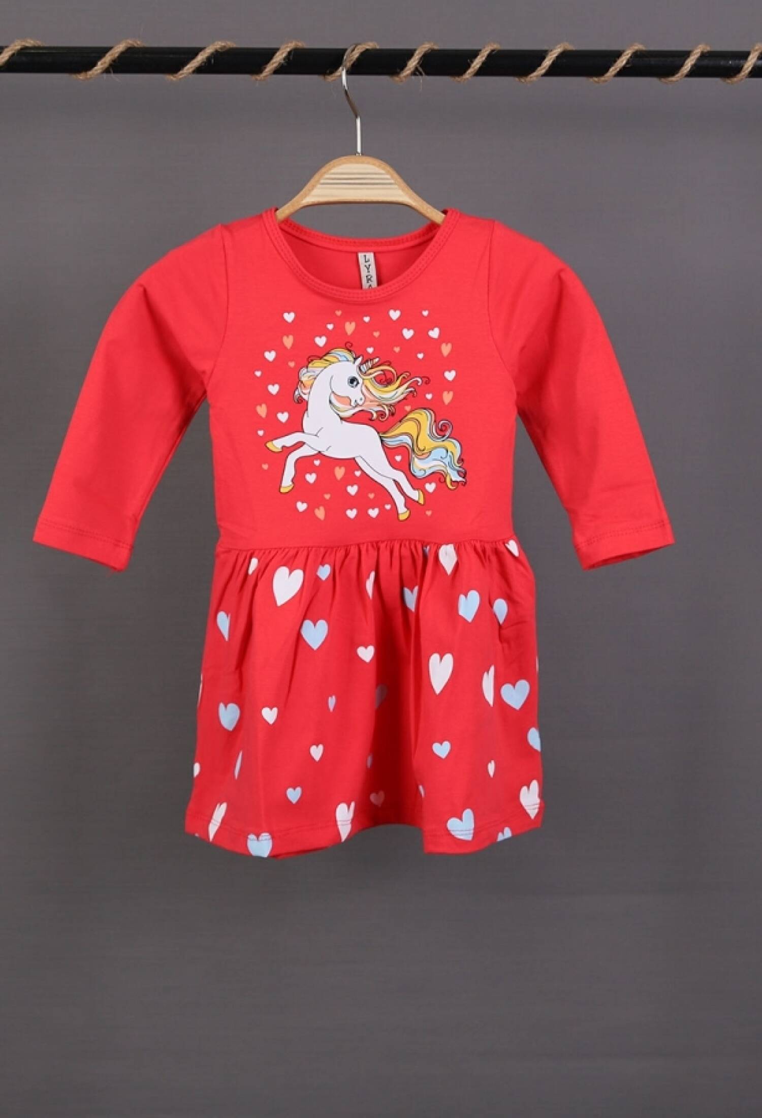 Unicorn Print Cotton Dress