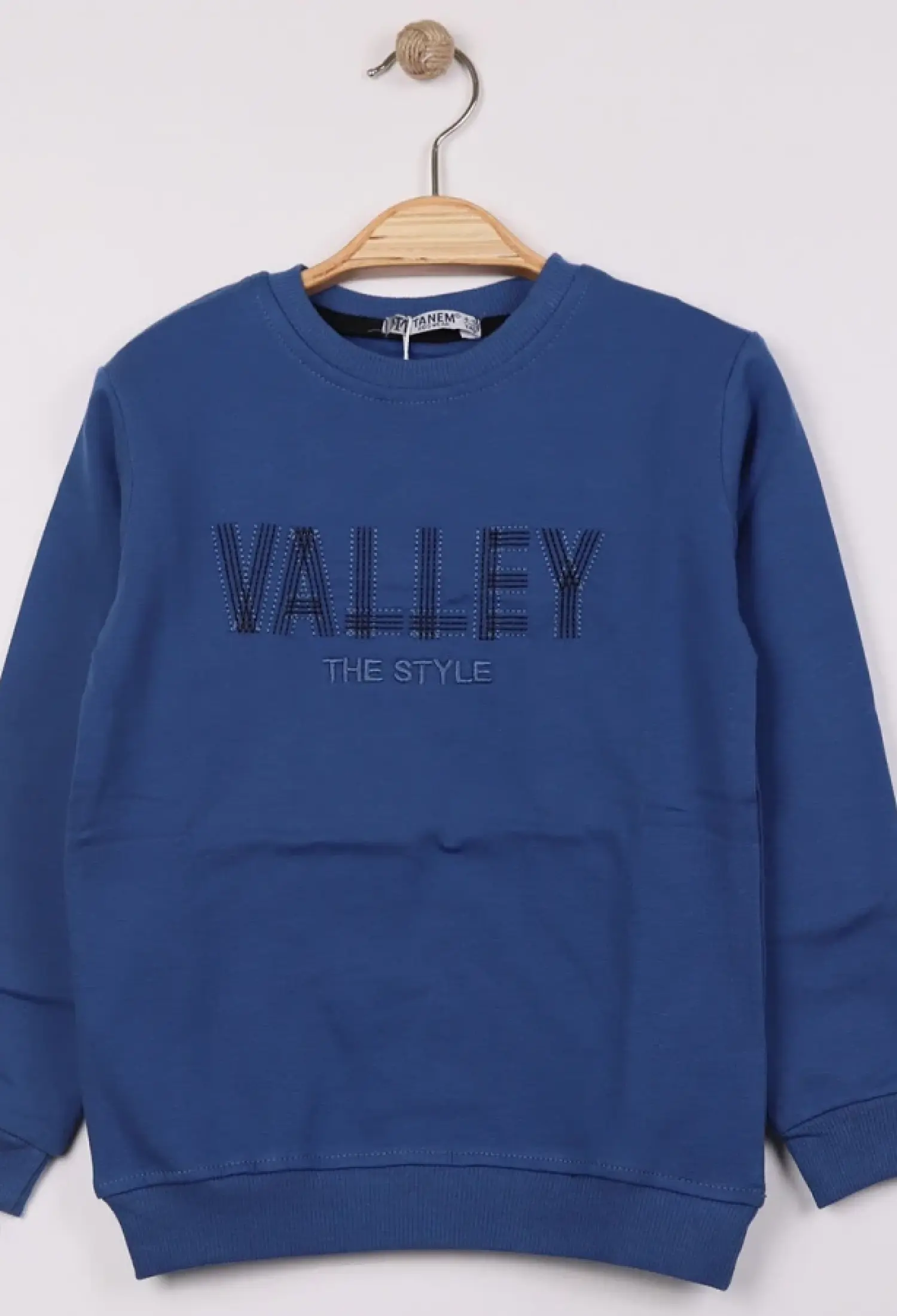 Valley Baskılı Erkek Sweat Şardonlu 2 İp - Brand: TANEM KİDS - Kids & Bby Clothes From Peralane Kids Turkey