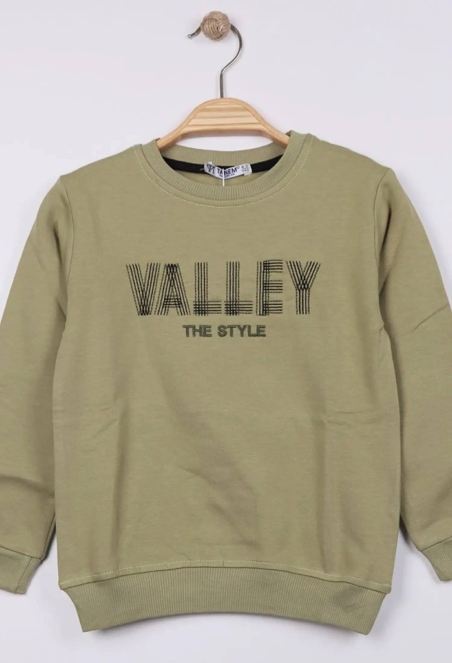 Valley Baskılı Erkek Sweat Şardonlu 2 İp - Brand: TANEM KİDS - Kids & Bby Clothes From Peralane Kids Turkey