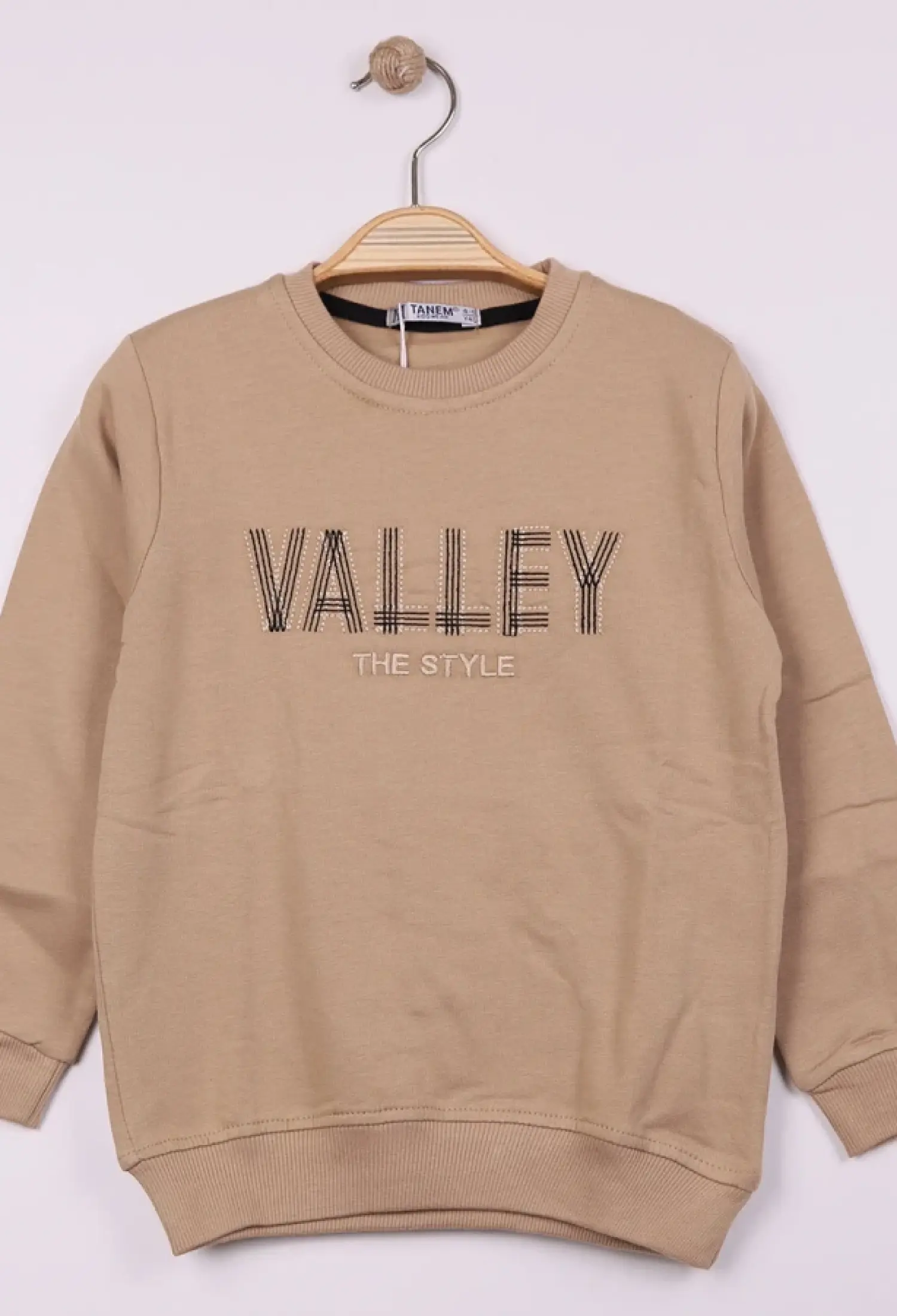 Valley Baskılı Erkek Sweat Şardonlu 2 İp - Brand: TANEM KİDS - Kids & Bby Clothes From Peralane Kids Turkey