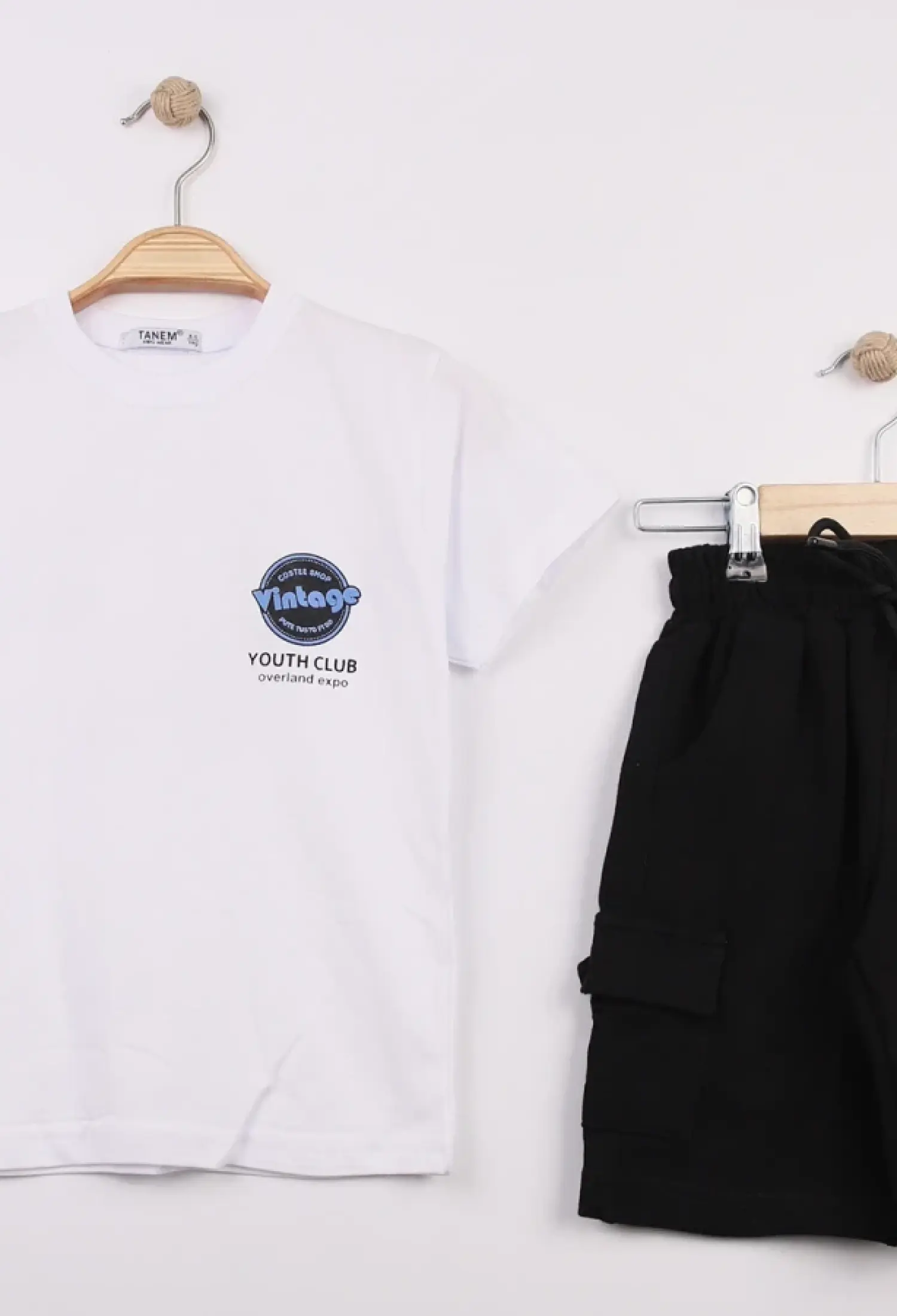 Vintage Baskılı Erkek Takım - Brand: TANEM KİDS - Kids & Bby Clothes From Peralane Kids Turkey