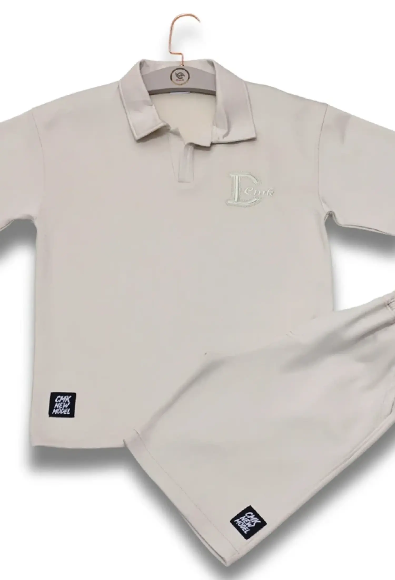 Yakalı Demk Baskılı Erkek Takım - Brand: CMK - Kids & Bby Clothes From Peralane Kids Turkey