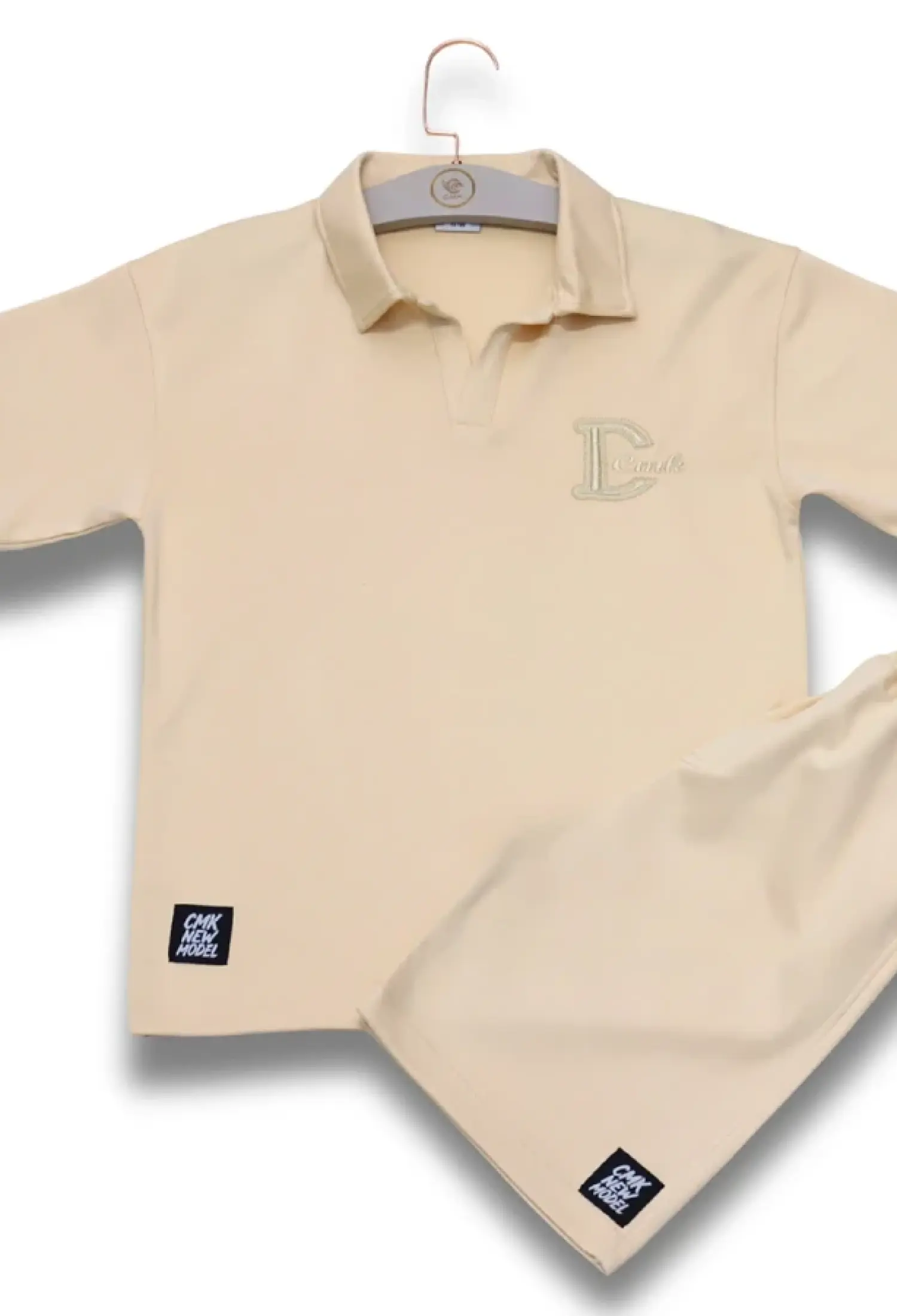 Yakalı Demk Baskılı Erkek Takım - Brand: CMK - Kids & Bby Clothes From Peralane Kids Turkey