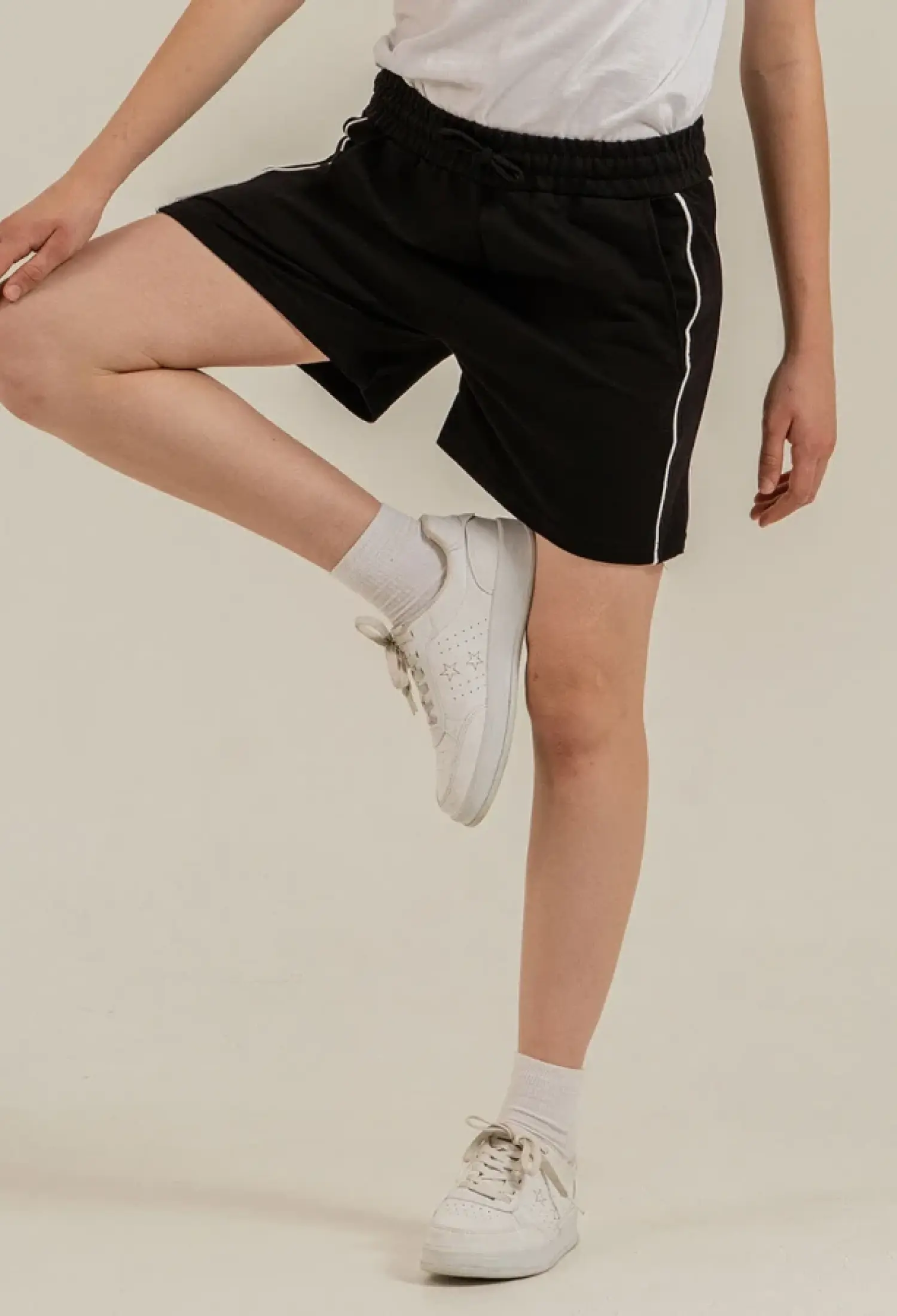 Girls' Shorts with Side Trim