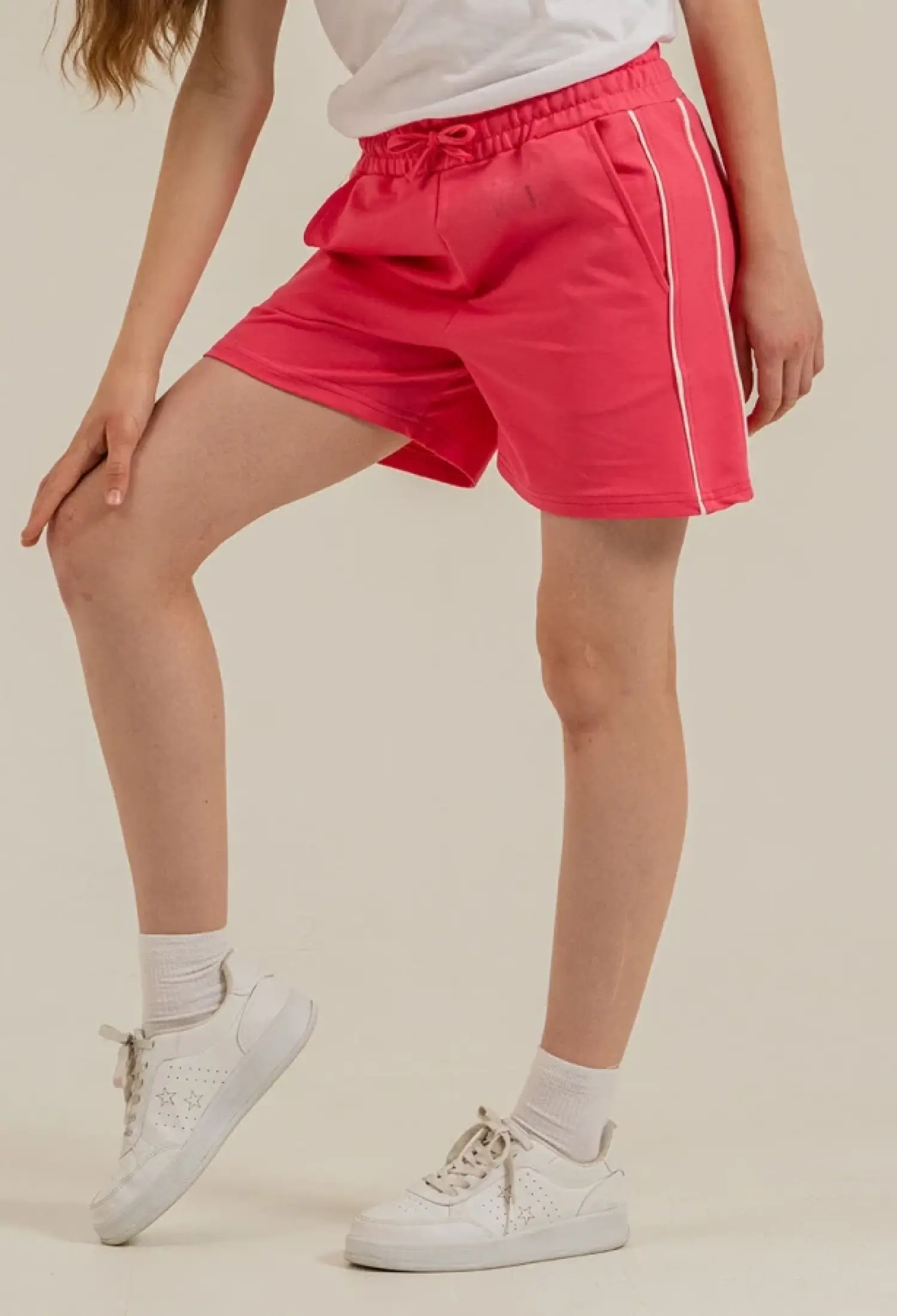 Girls' Shorts with Side Trim