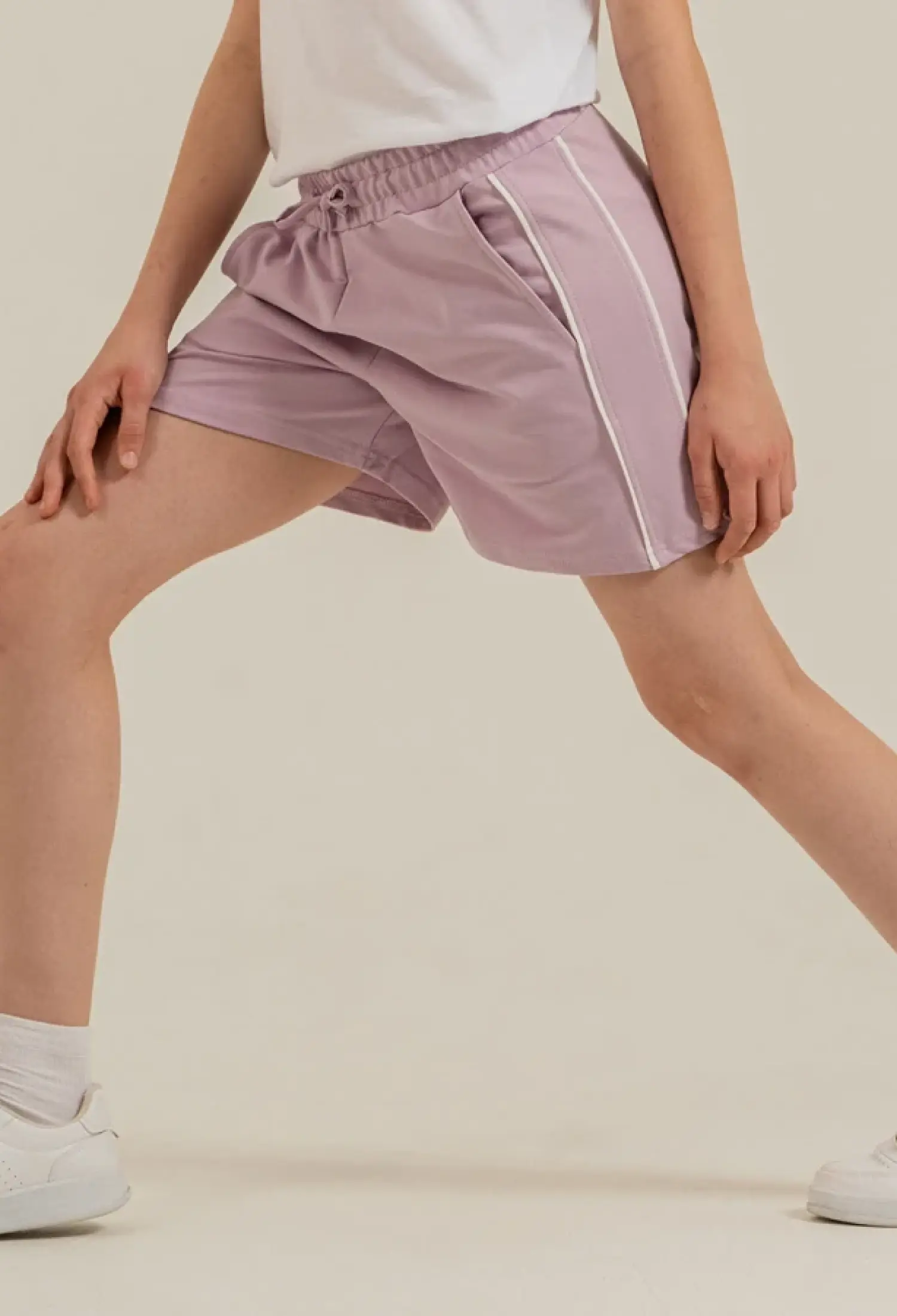 Girls' Shorts with Side Trim