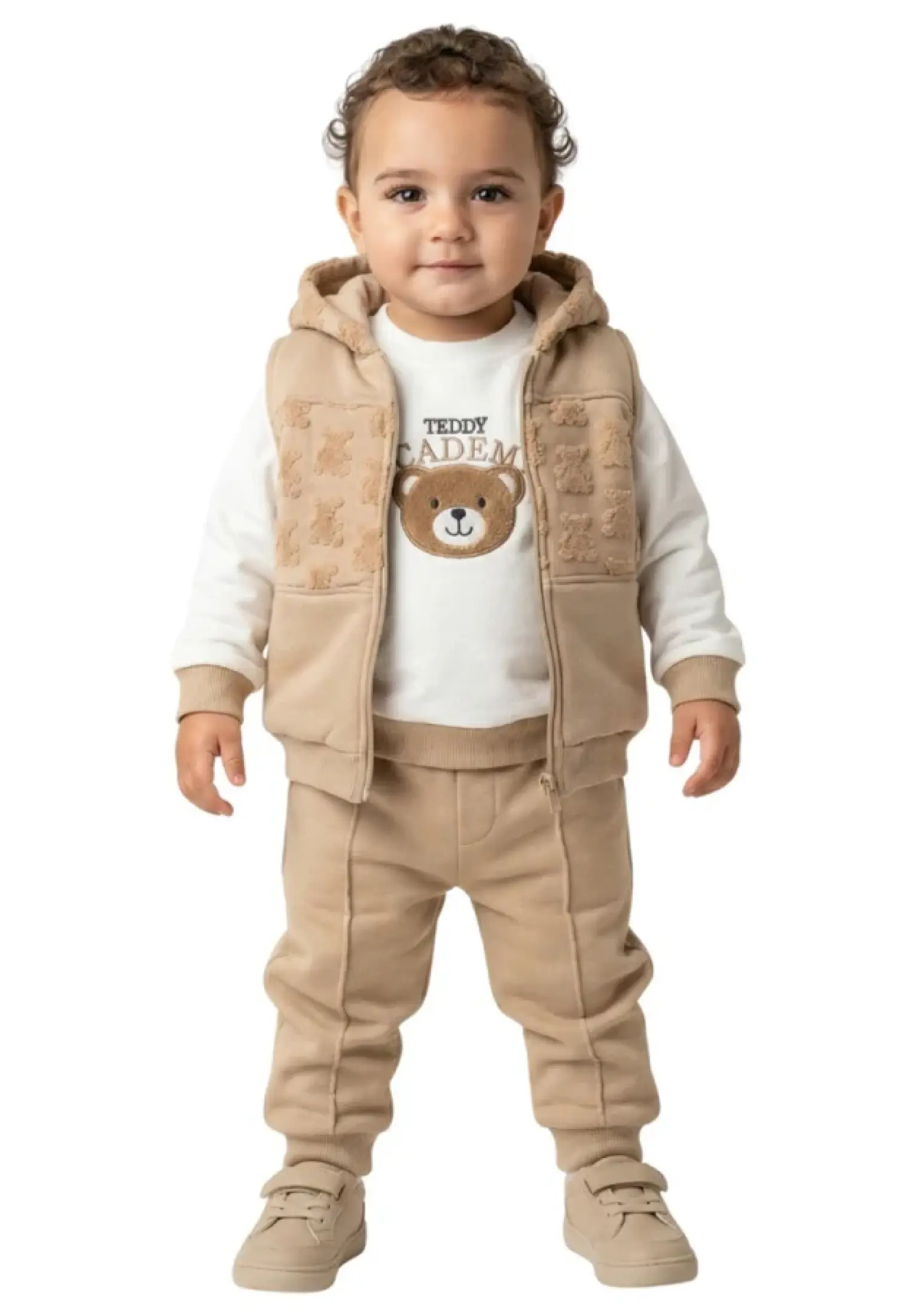 Yelekli Üçlü Erkek Bebe Takım - Brand: BEBLY - Kids & Bby Clothes From Peralane Kids Turkey